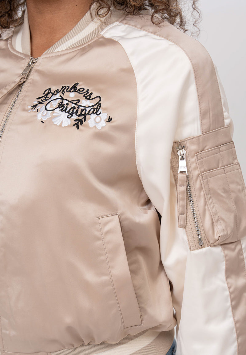 Giacca Bomber Breathe W in Beige Giacche Bombers Original
