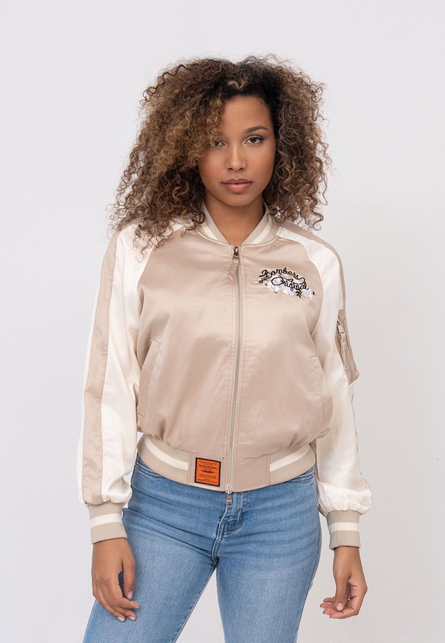 Giacca Bomber Breathe W in Beige Giacche Bombers Original