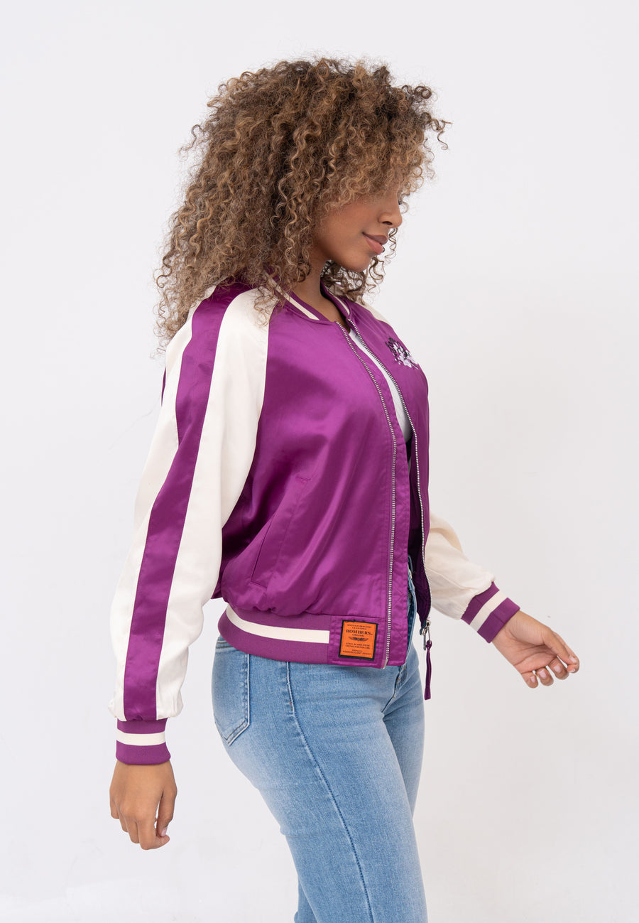 Giacca bomber Breathe W in viola Giacche Bombers Original