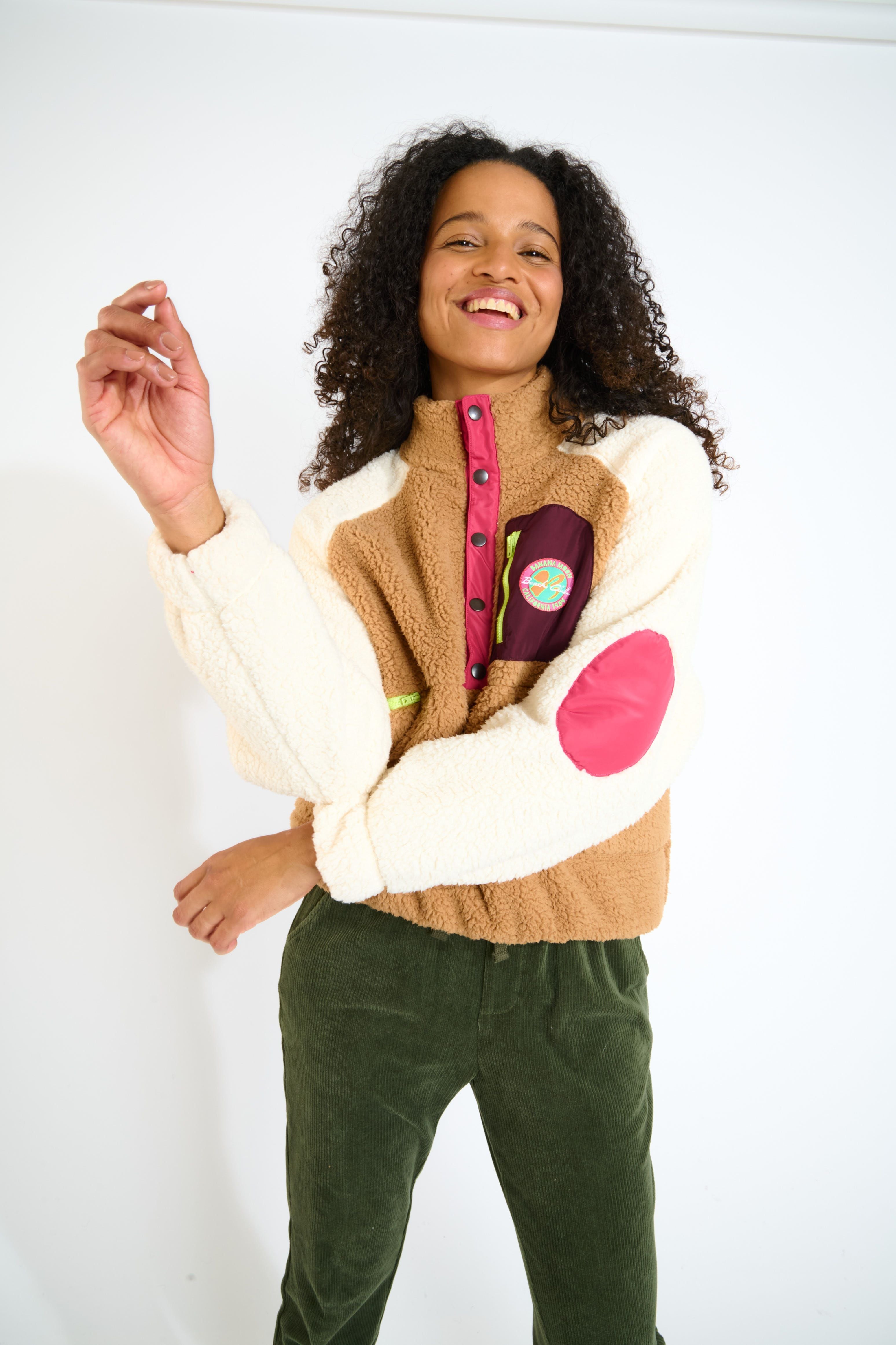 Felpa BREW-SKIWAX in cammello Felpe Banana Moon