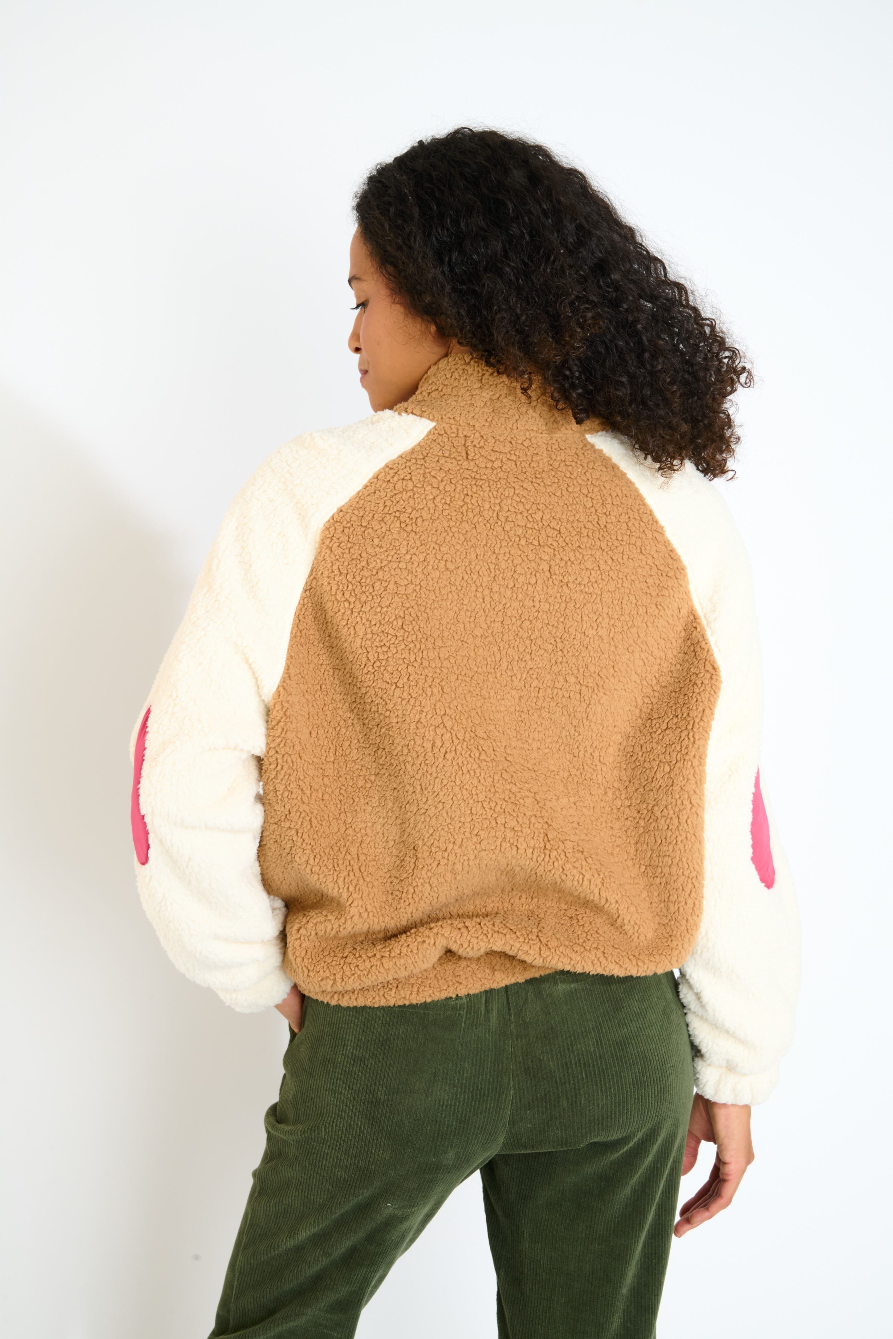 Felpa BREW-SKIWAX in cammello Felpe Banana Moon