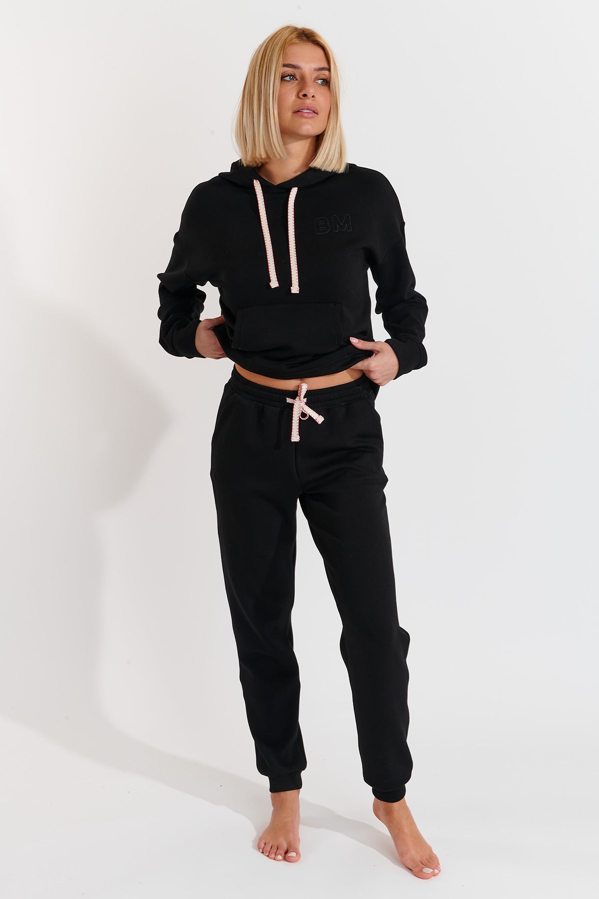 BROOKS-BAYJOY Felpa con cappuccio in noir Felpa con cappuccio Banana Moon