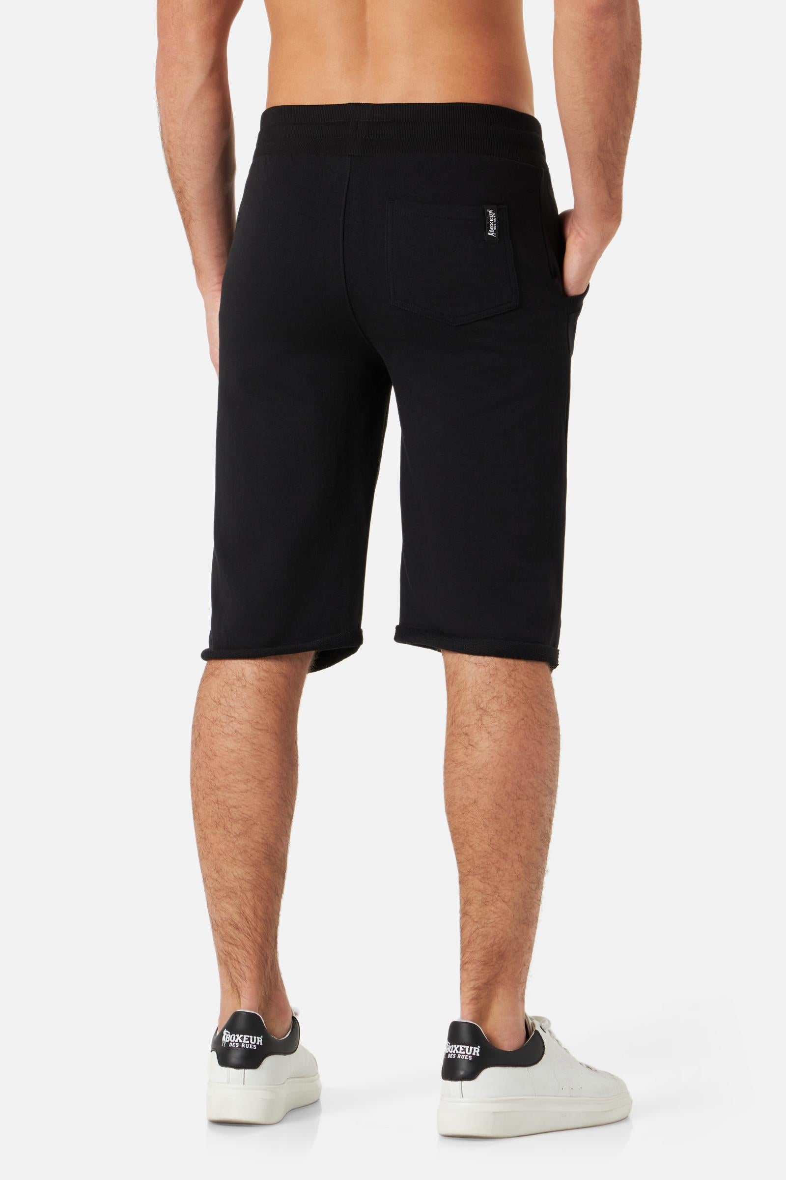Pantaloncini corti basic in nero-oro Boxeur des Rues