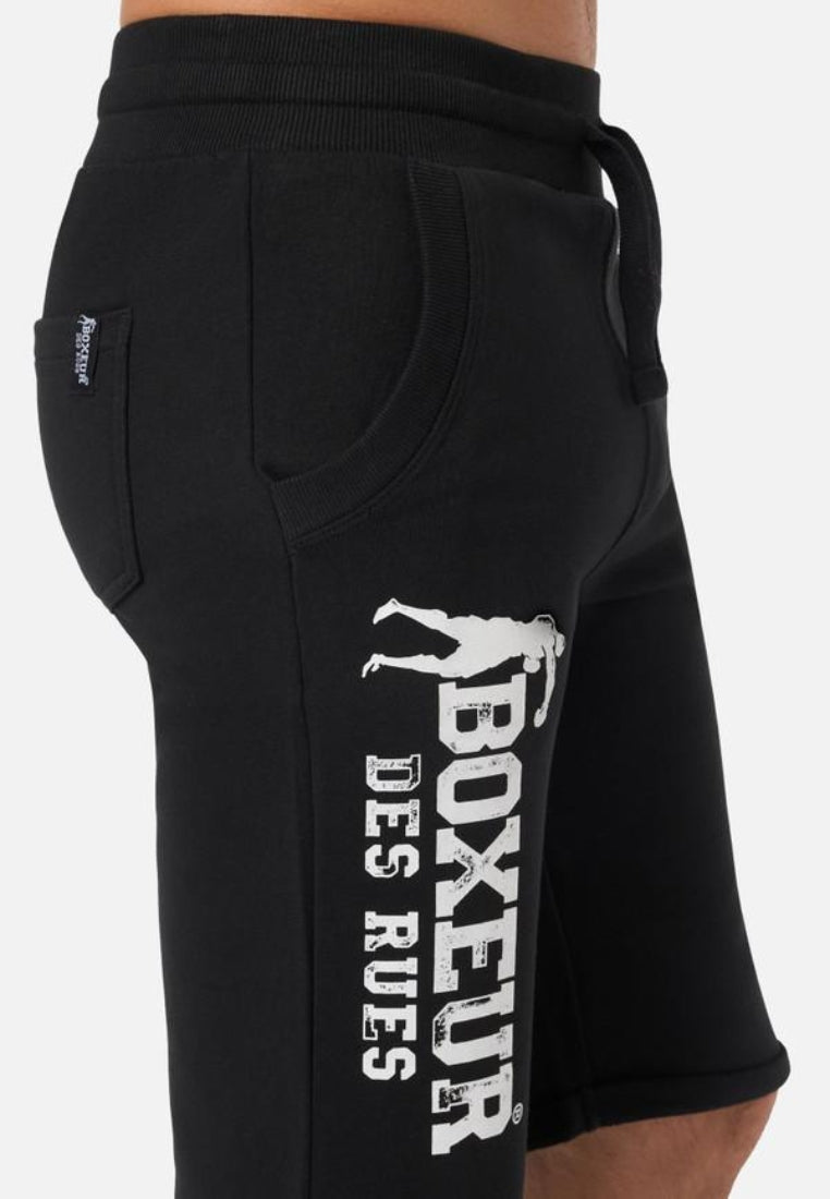 Pantaloncini corti basic in nero-bianco Boxeur des Rues
