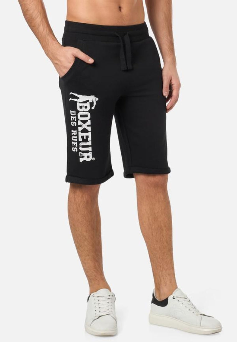 Pantaloncini corti basic in nero-bianco Boxeur des Rues