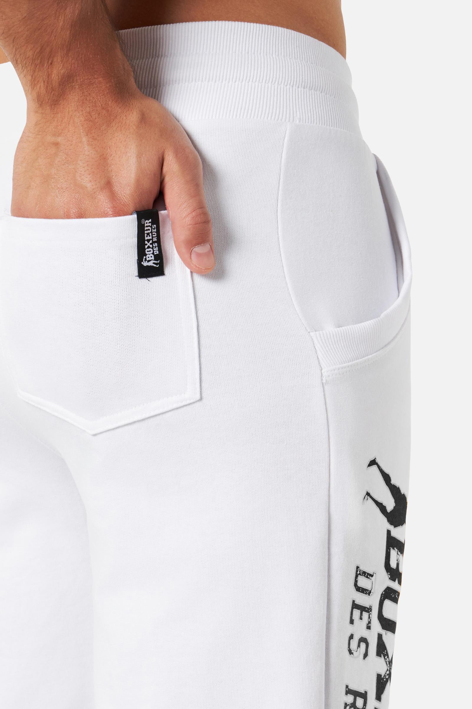 Pantaloncini corti Basic in bianco-nero Boxeur des Rues