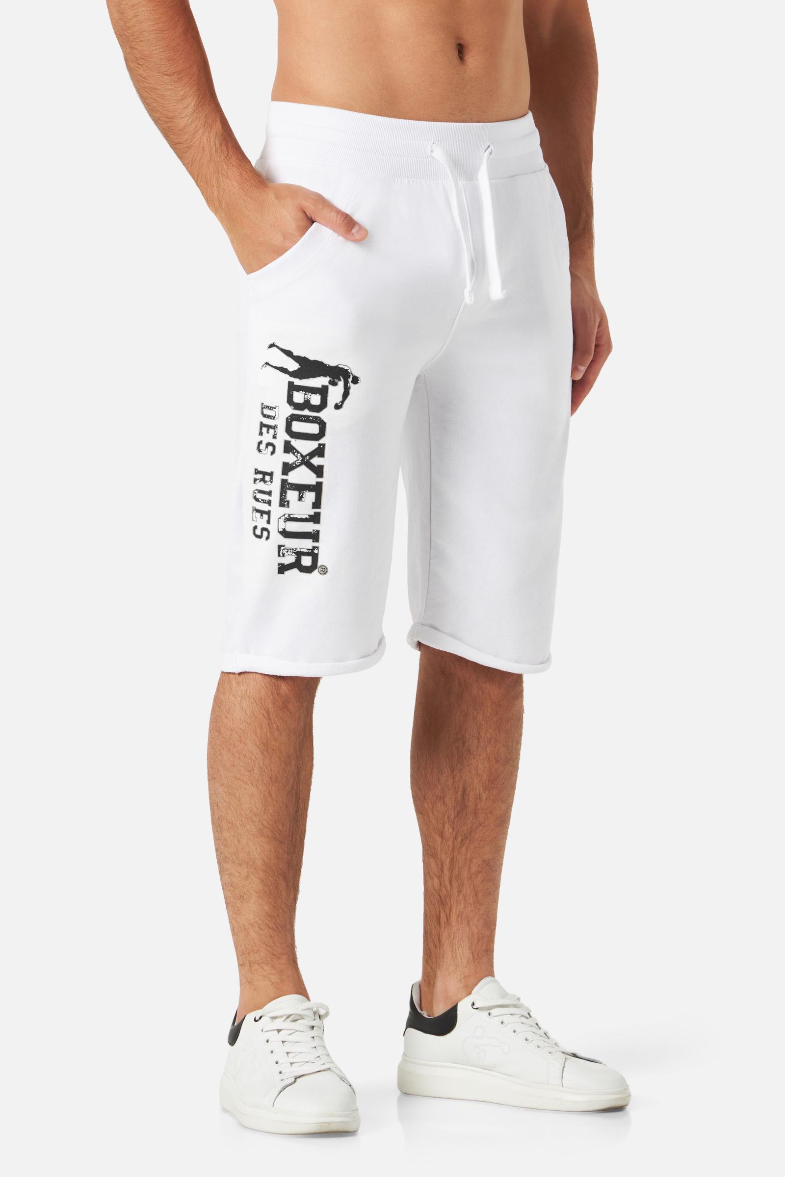 Pantaloncini corti Basic in bianco-nero Boxeur des Rues