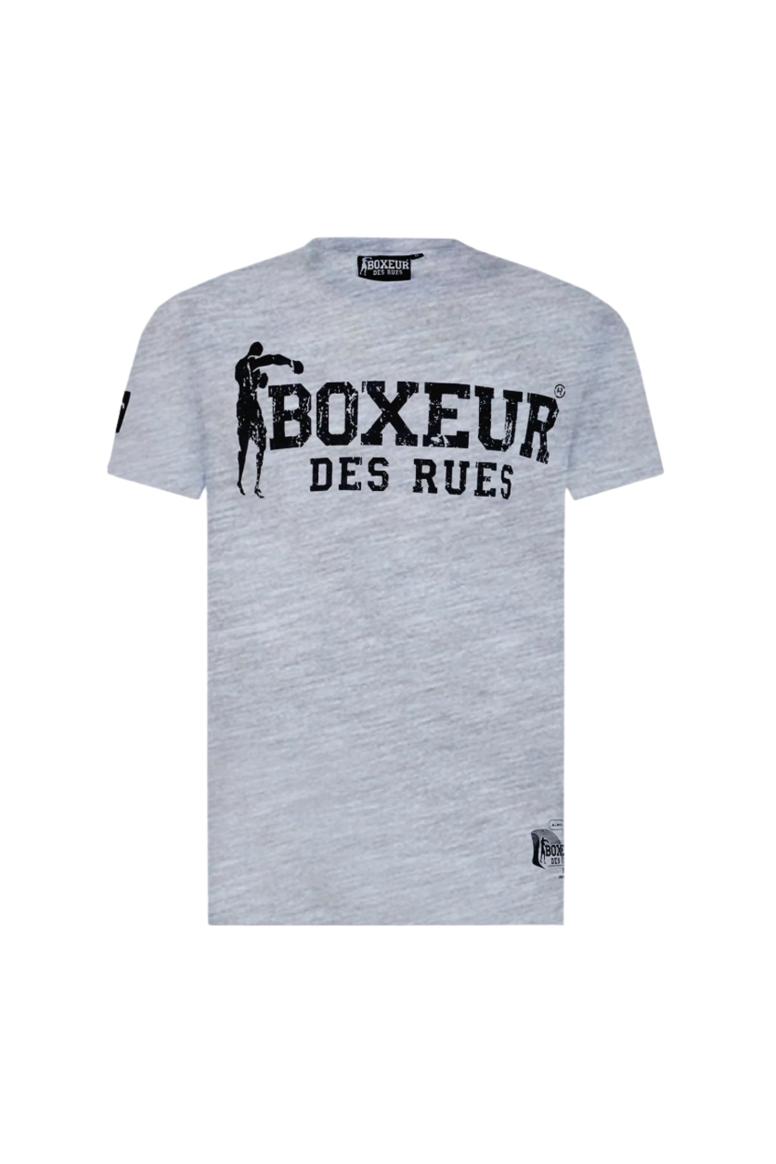 T-shirt Boxeur Street 2 in grigio Mel T-shirt Boxeur des Rues