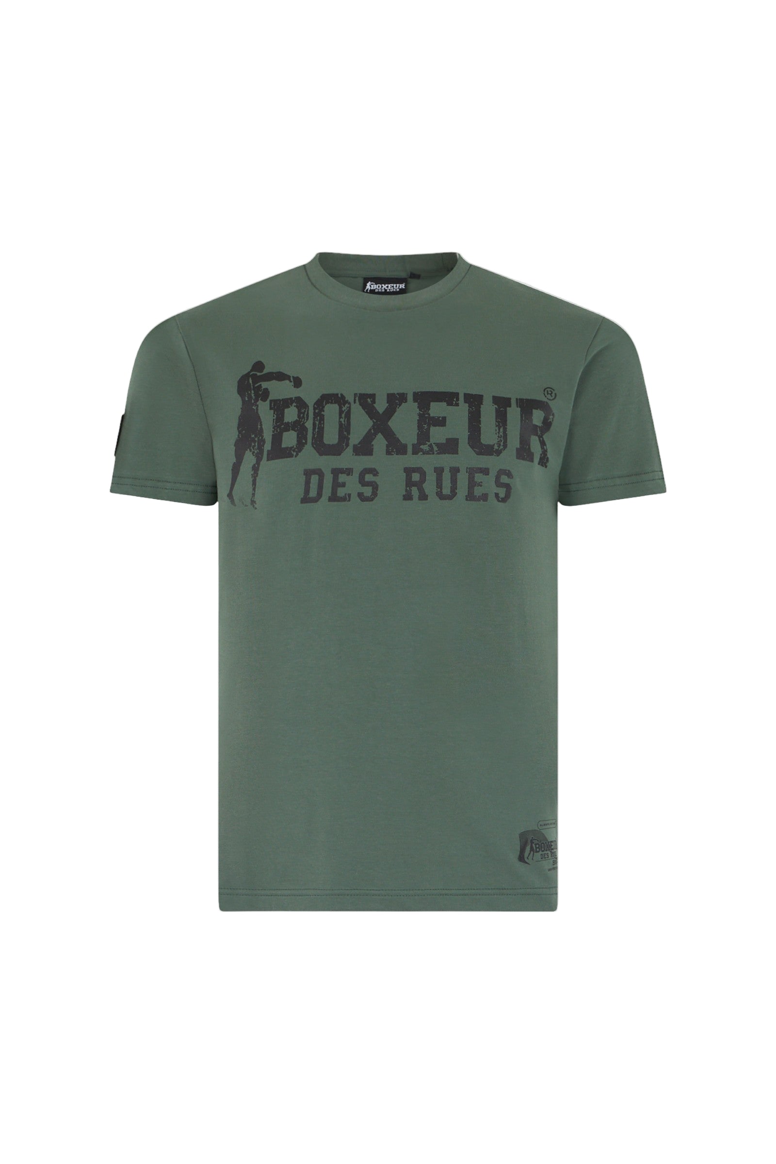 T-shirt Boxeur Street 2 in Sage T-shirt Boxeur des Rues