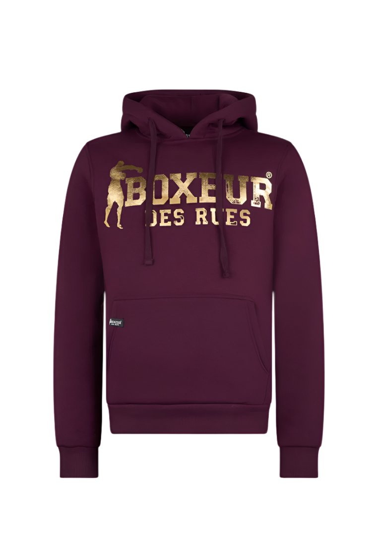 Felpa con cappuccio in vino Maglia con cappuccio Boxeur des Rues