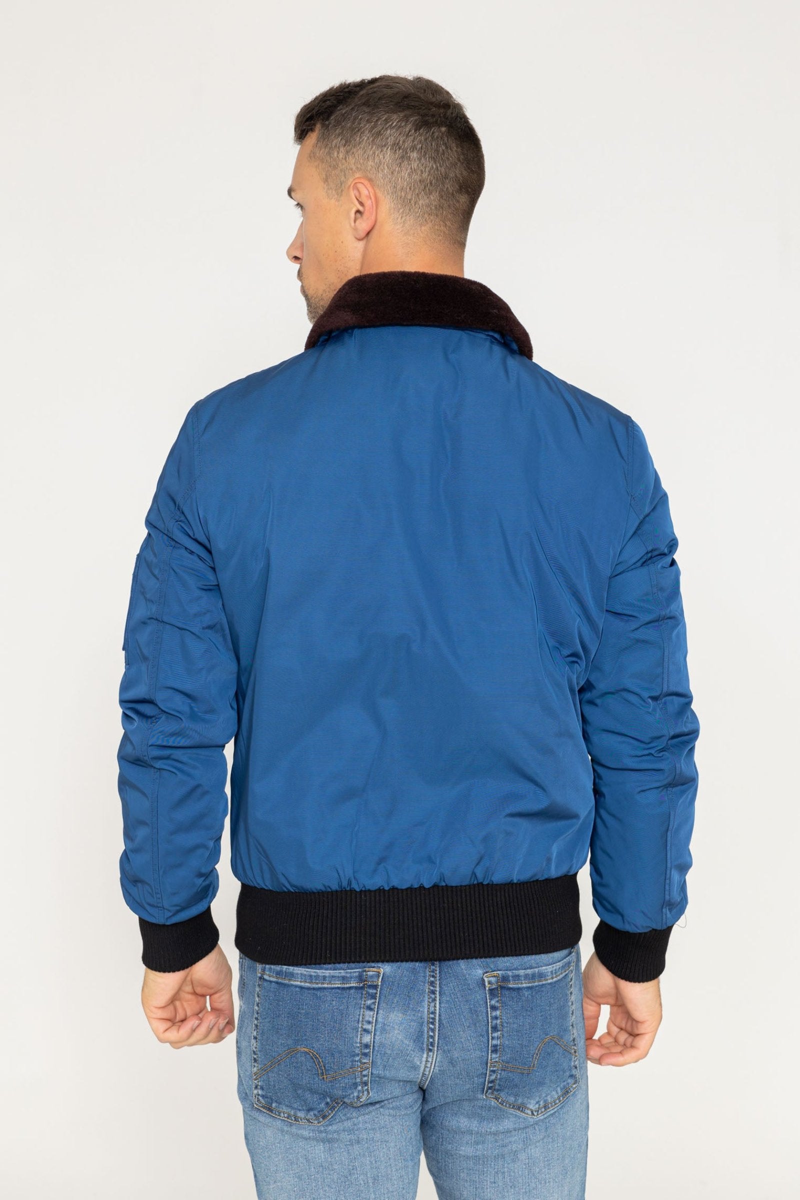 Giacca bomber Curtiss M in Indigo Giacche Bombers Original