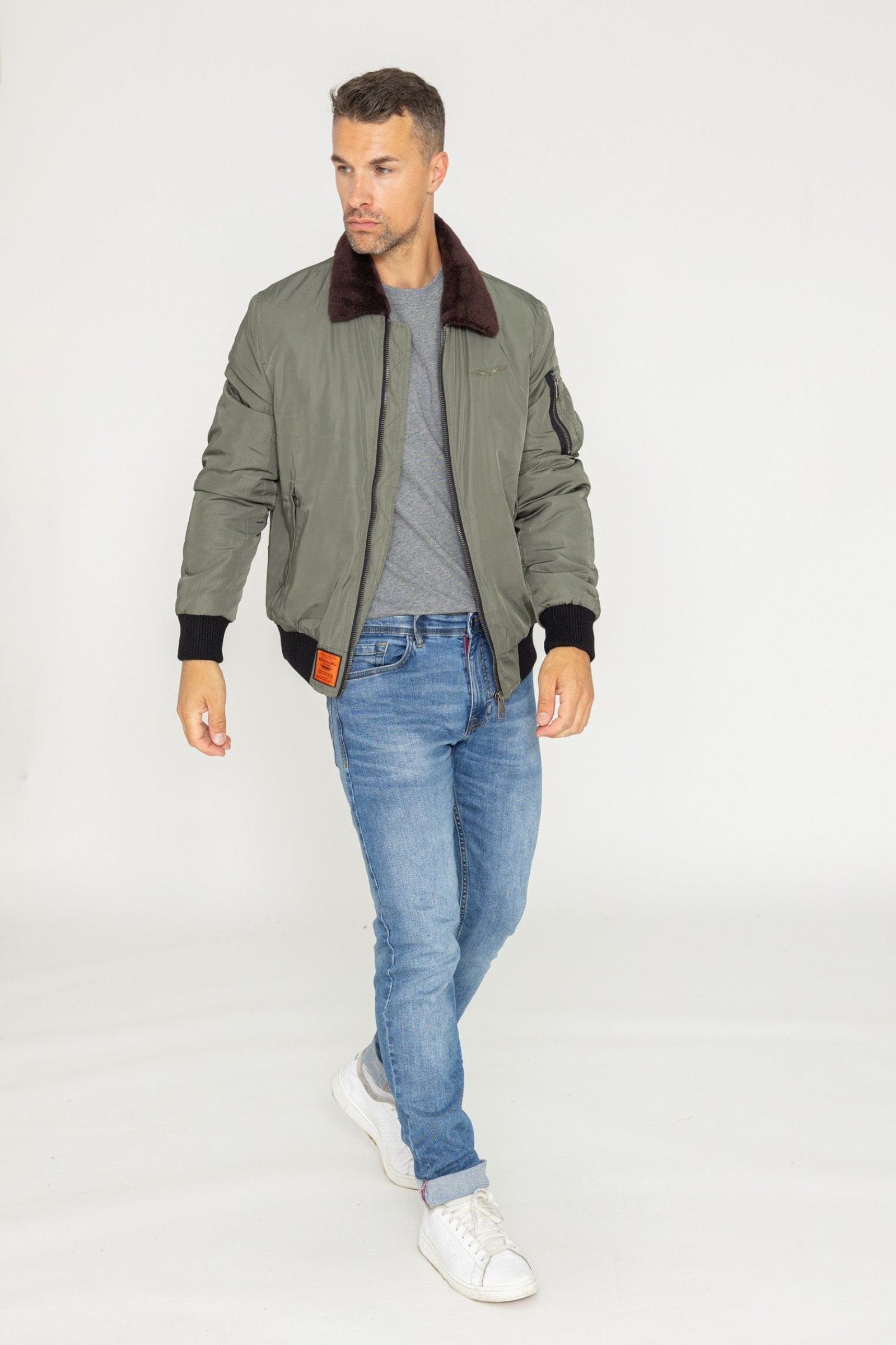 Bomber Curtiss M in giacche color kaki Bombers Original