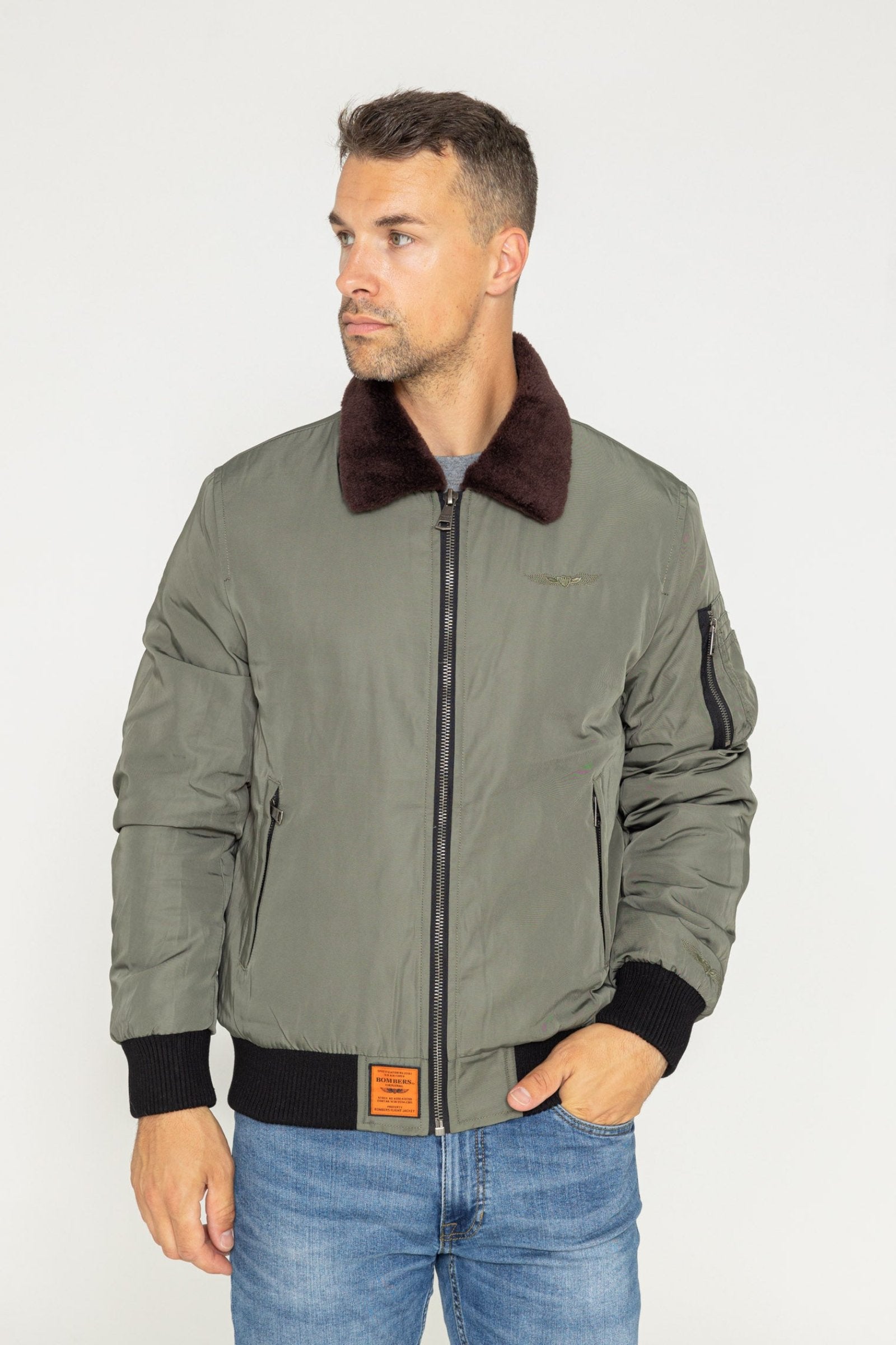 Bomber Curtiss M in giacche color kaki Bombers Original