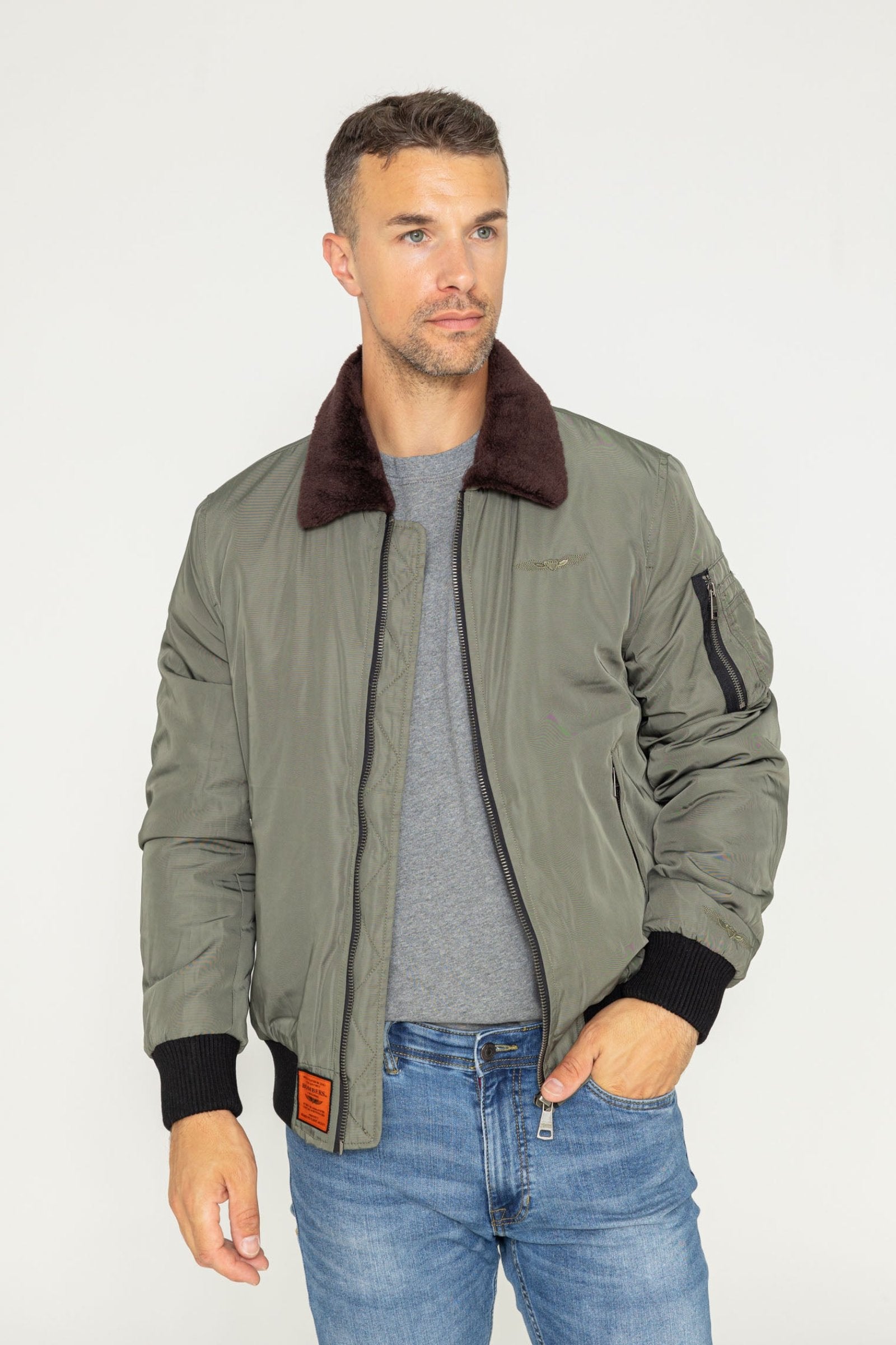 Bomber Curtiss M in giacche color kaki Bombers Original