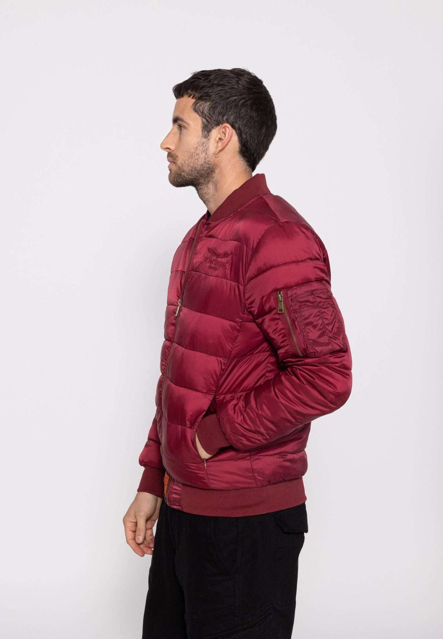 Piumino Dallas M in Borgogna Giacche Bombers Original