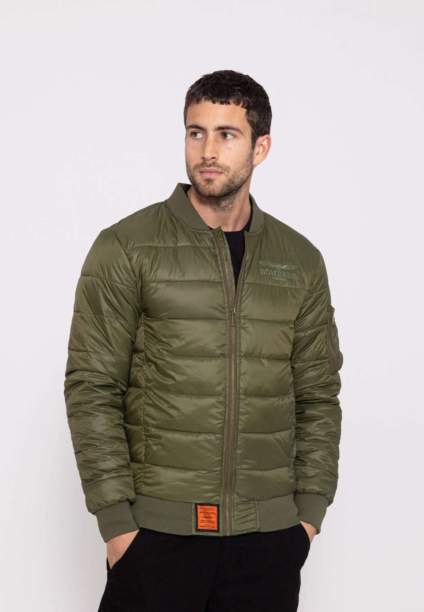 Piumino Dallas M in kaki Giacche Bombers Original