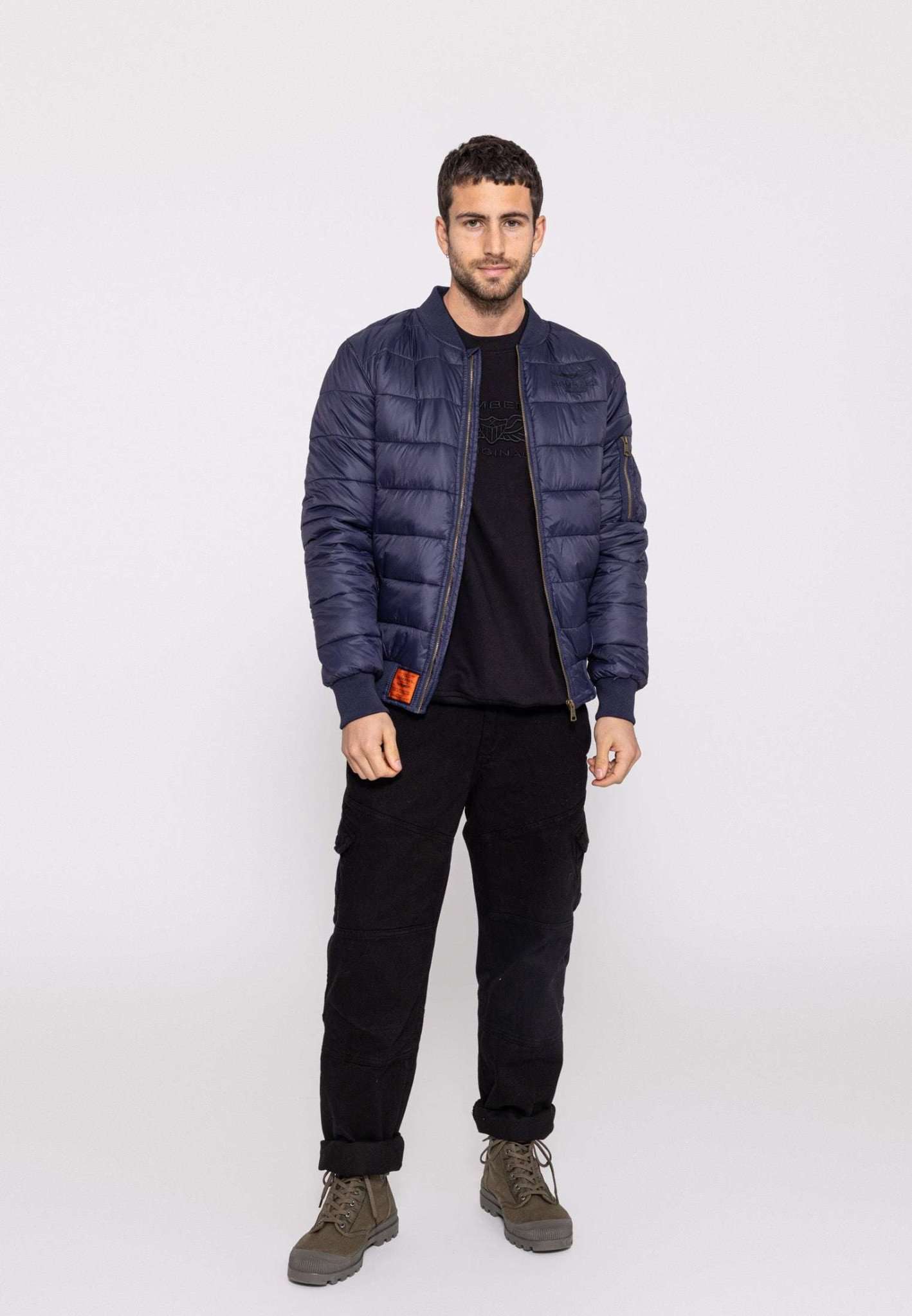 Piumino Dallas M in Giacche Navy Bombers Original