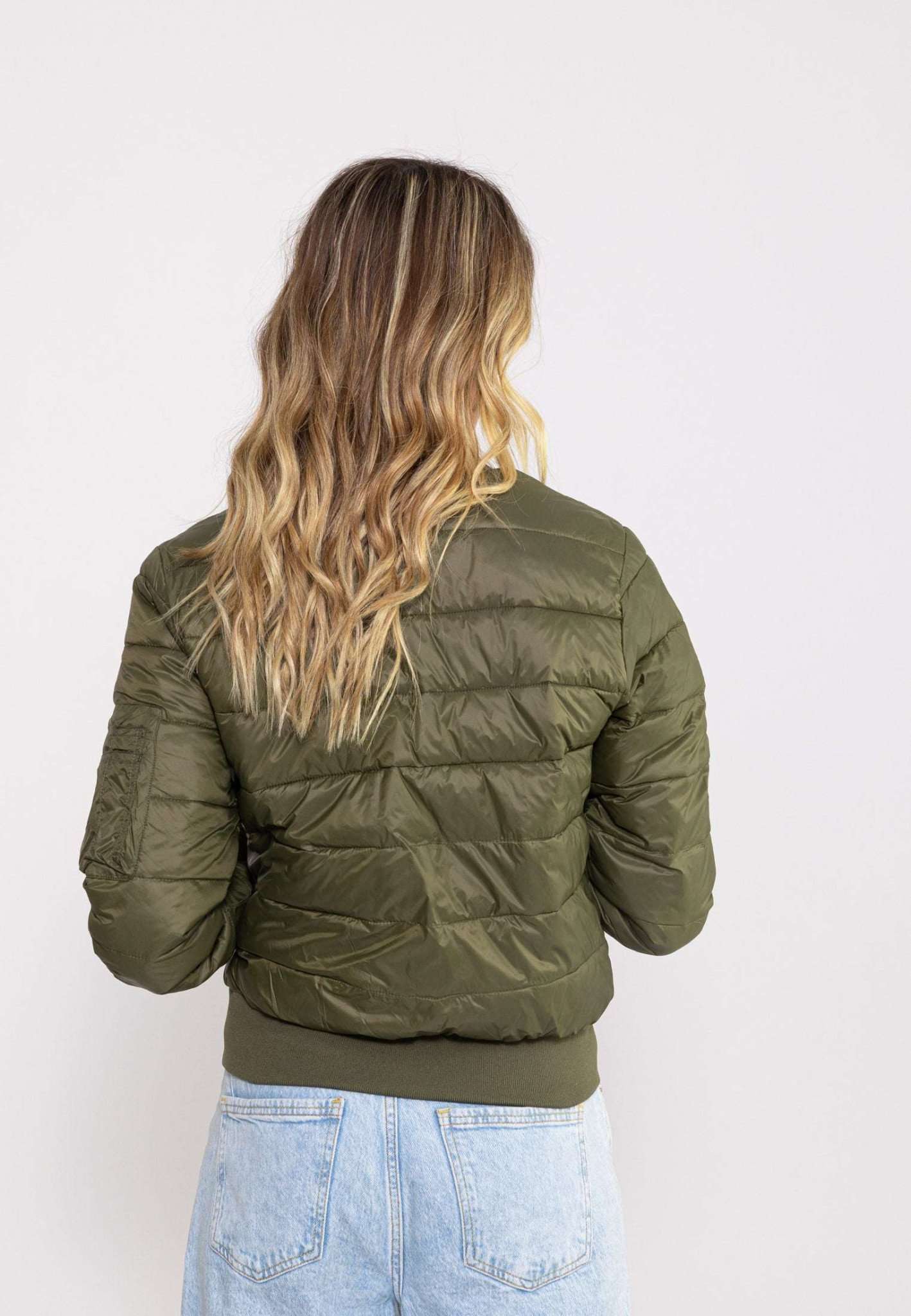 Piumino Dallas W in kaki Giacche Bombers Original