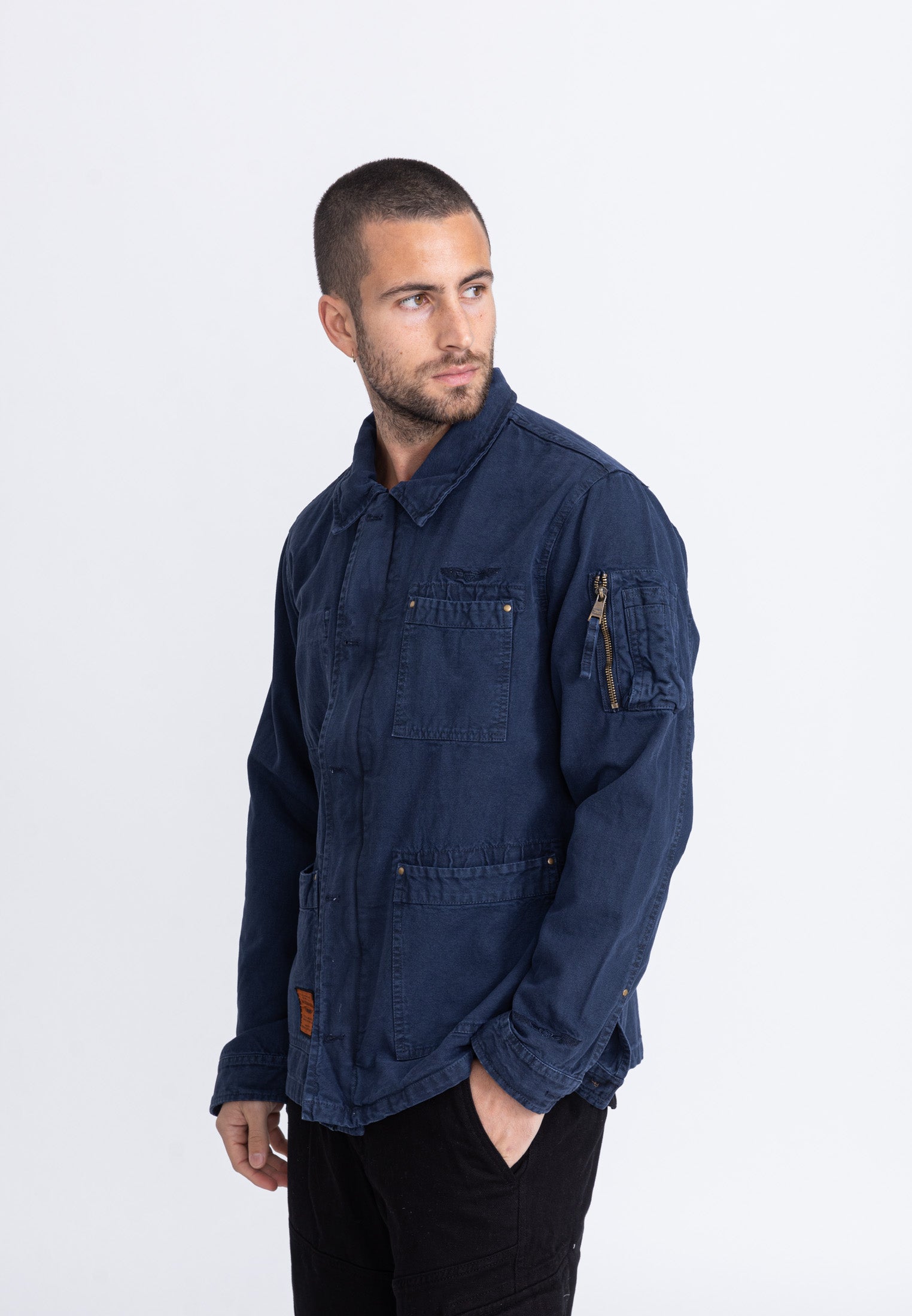 Giacca Davis M in Giacche Navy Bombers Original
