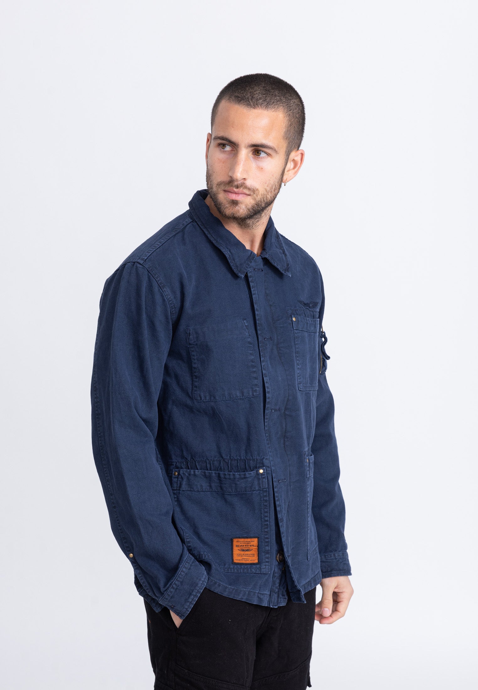 Giacca Davis M in Giacche Navy Bombers Original
