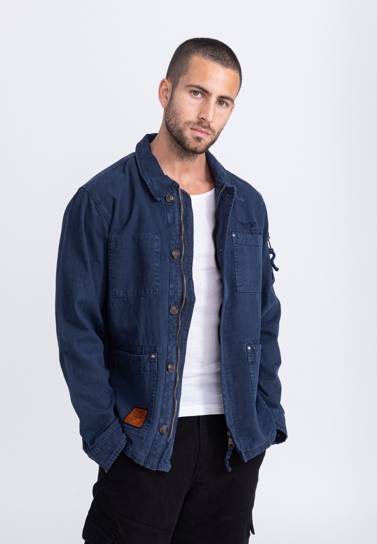 Giacca Davis M in Giacche Navy Bombers Original