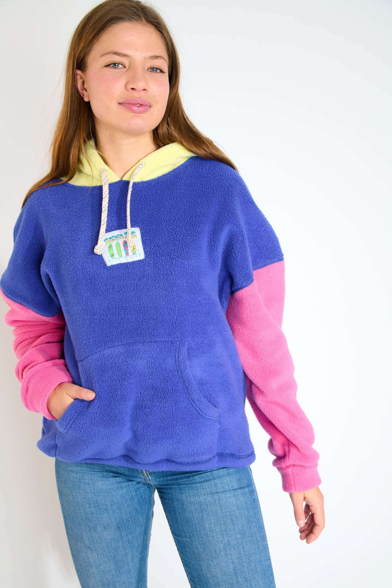 Felpa con cappuccio FJORD-HILLSIDE in Encre Hoodie Banana Moon