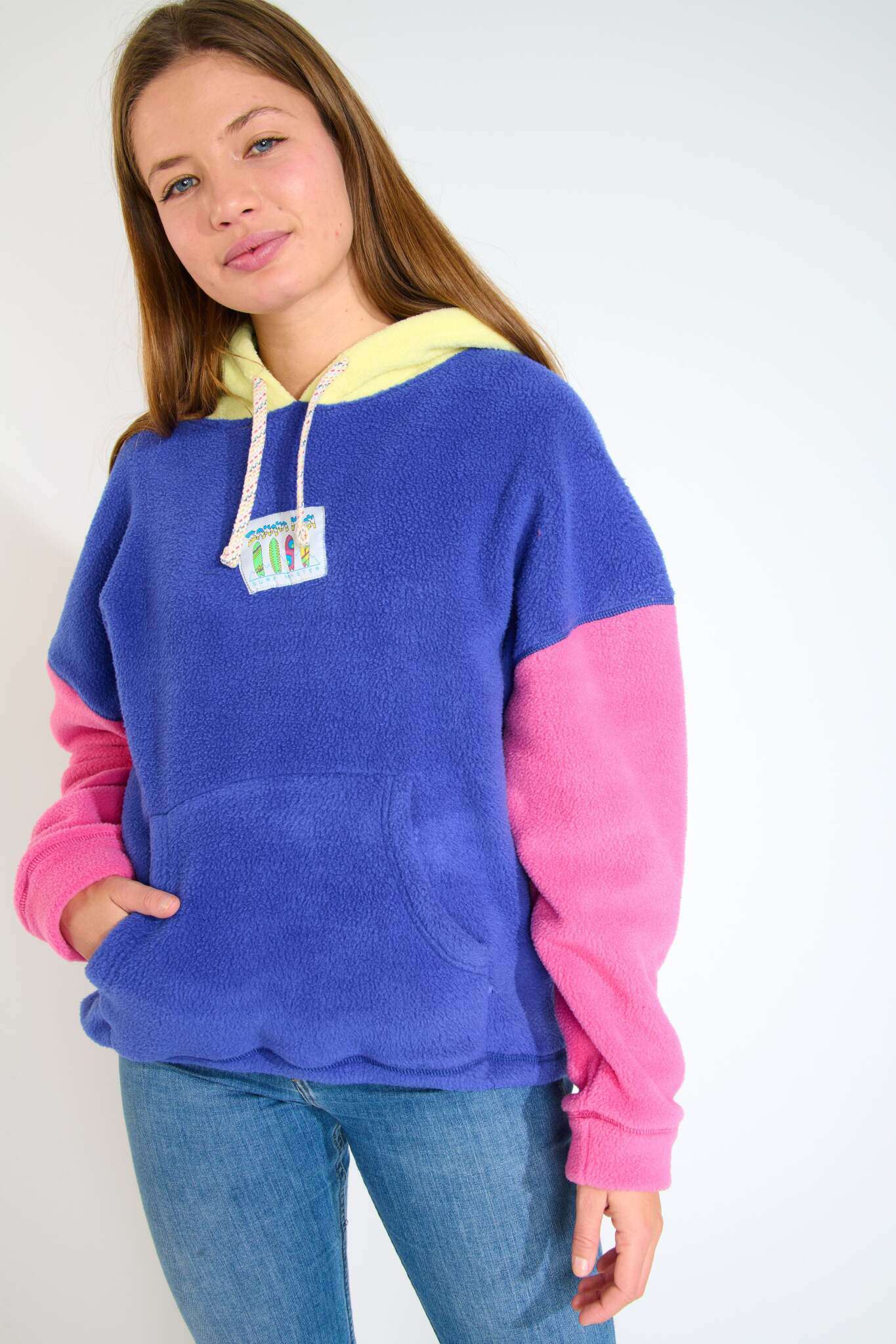 Felpa con cappuccio FJORD-HILLSIDE in Encre Hoodie Banana Moon