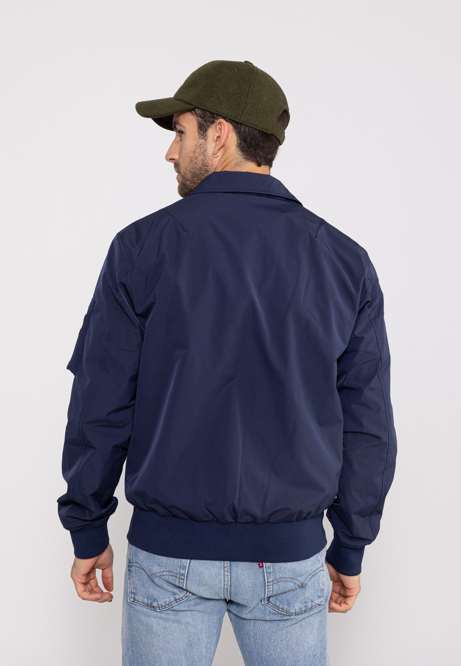Giacca bomber Hawk M in Giacche Navy Bombers Original