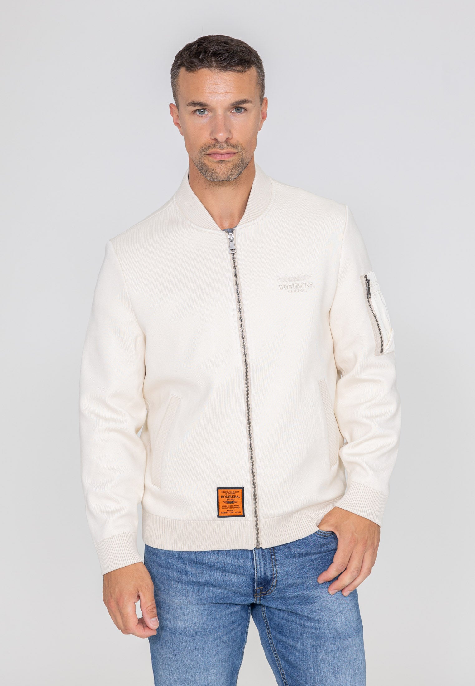 Giacca bomber Hays M in crema Bombers Original