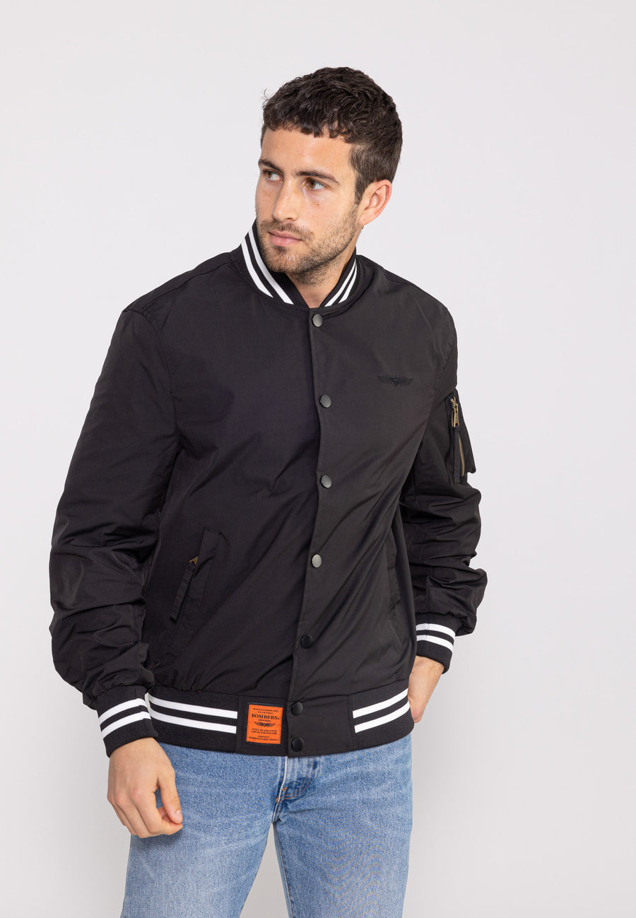 Giacca bomber Hiller M in nero Giacche Bombers Original