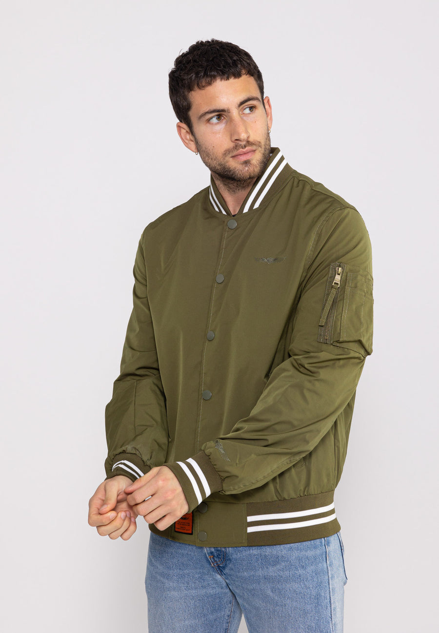 Giacca bomber Hiller M in kaki Giubbotti Bombers Original
