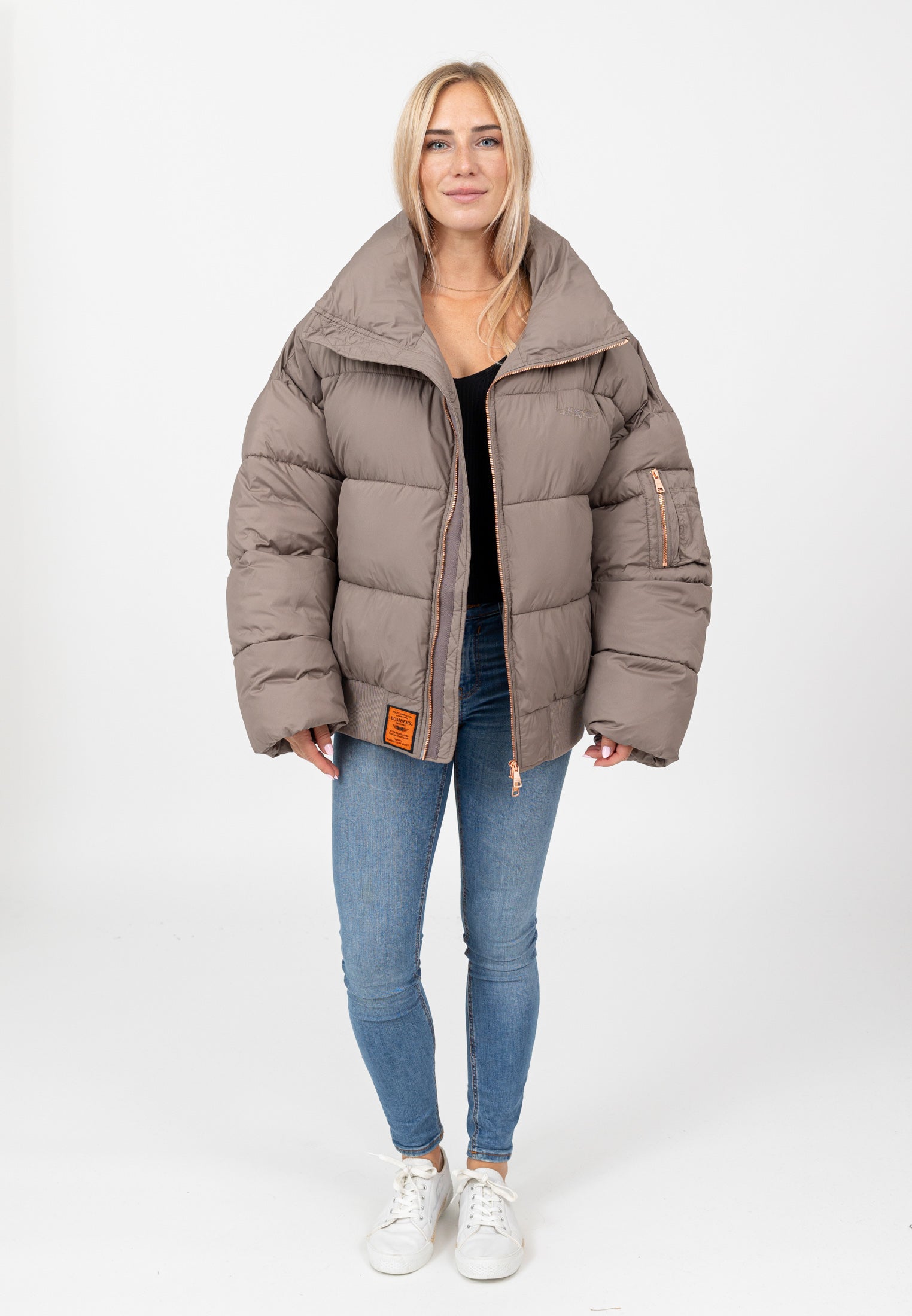 Hill-W in Taupe Giacche Bombers Original