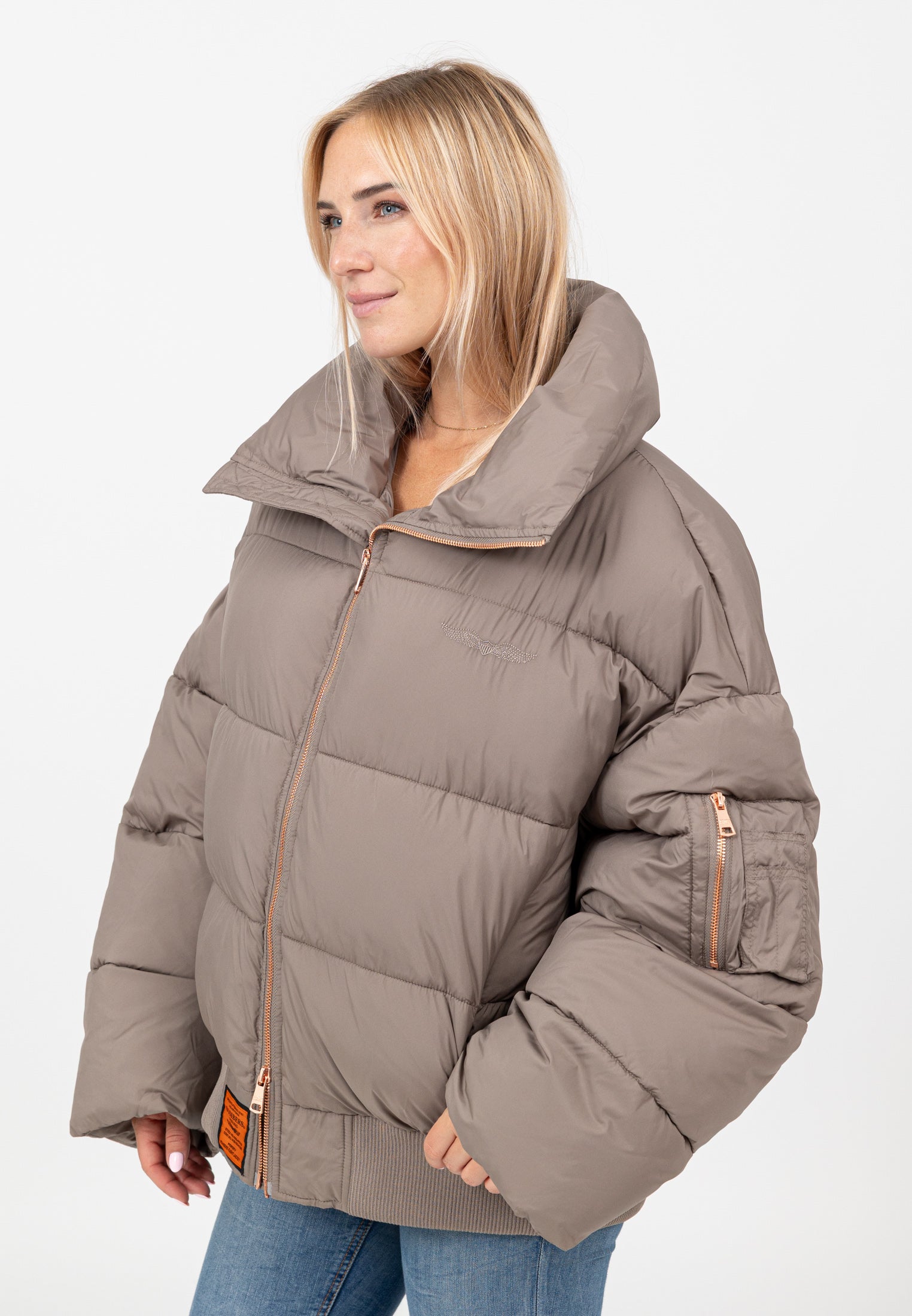 Hill-W in Taupe Giacche Bombers Original