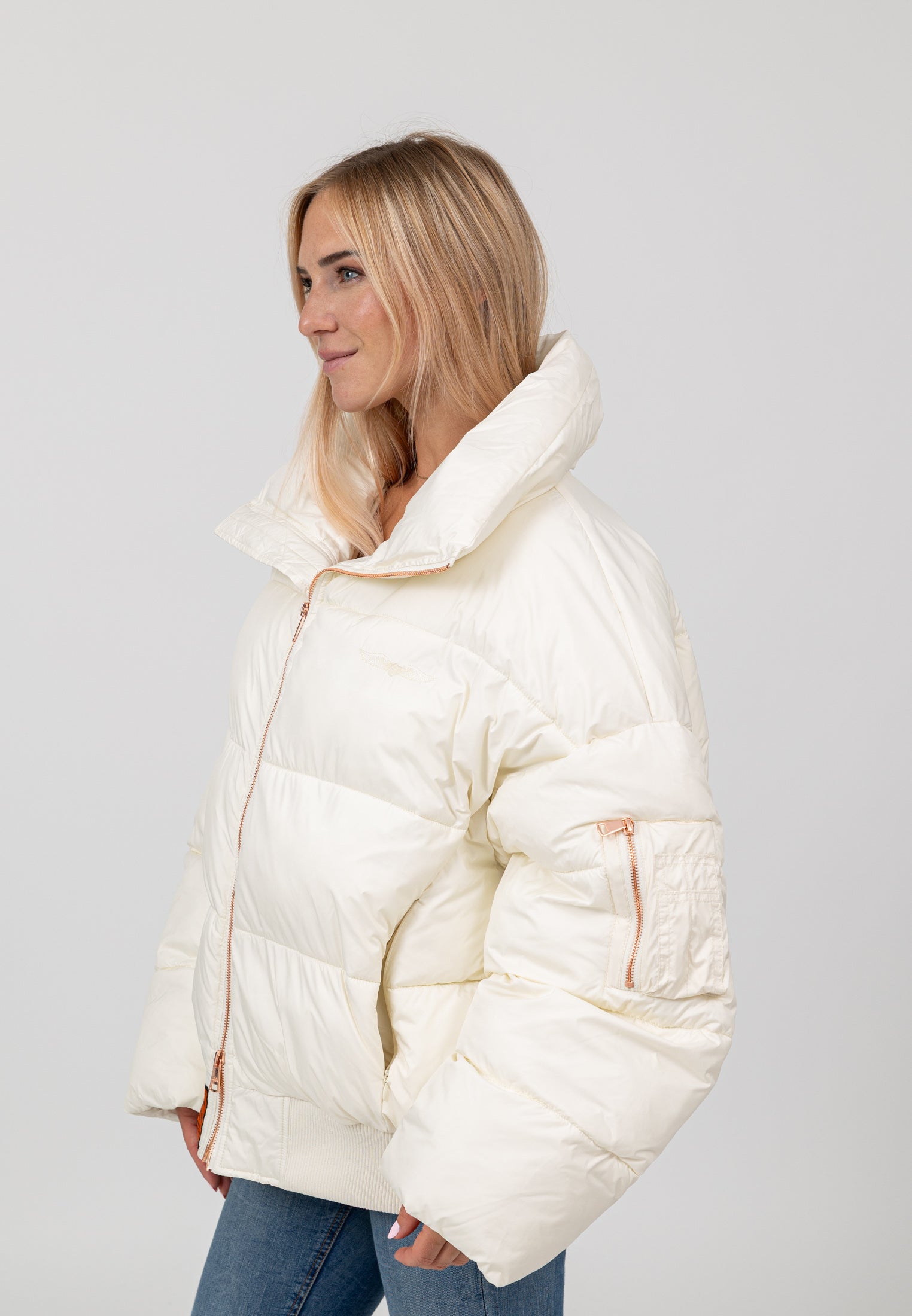 Hill-W in Giacche Bianche Bombers Original