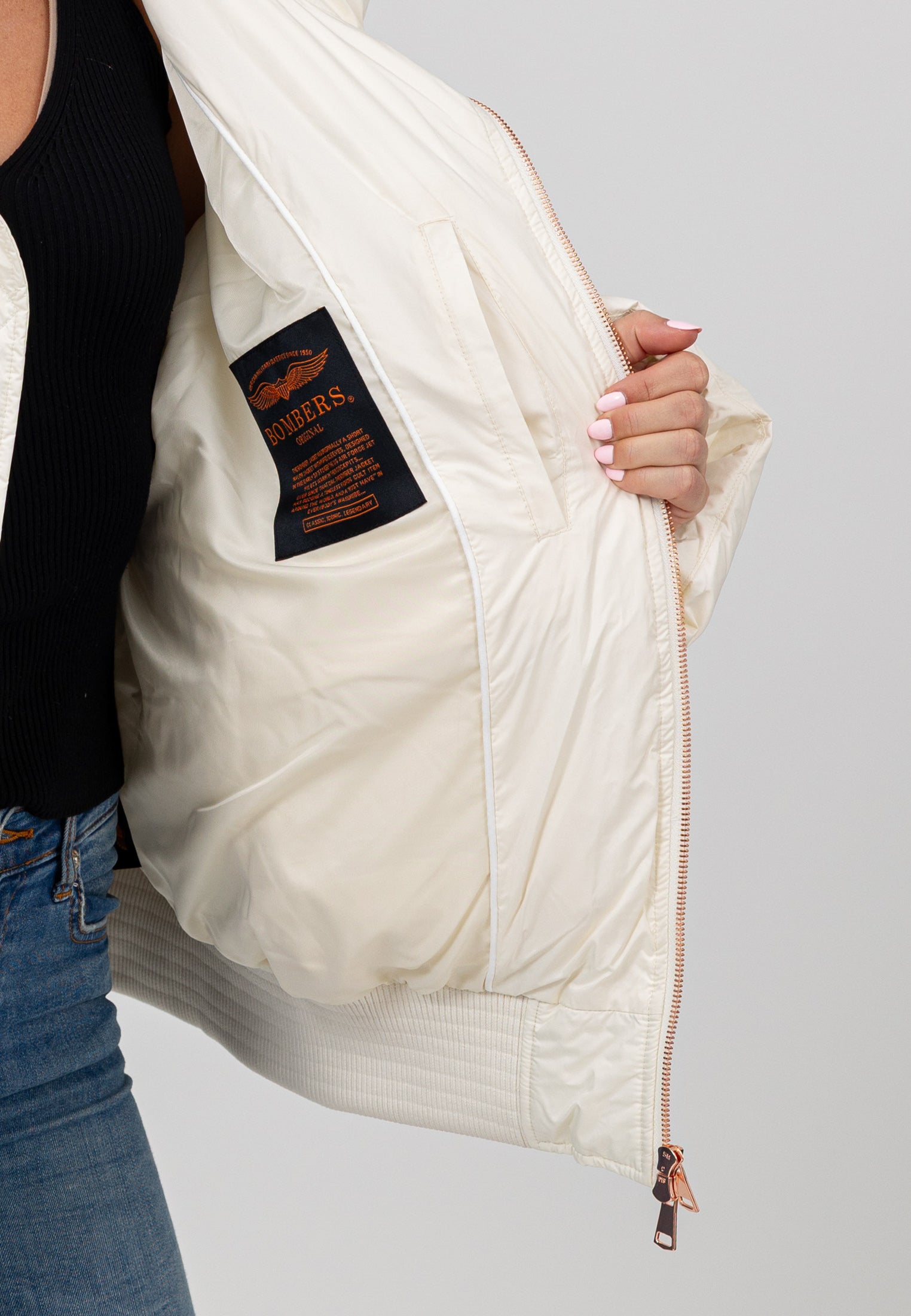 Hill-W in Giacche Bianche Bombers Original