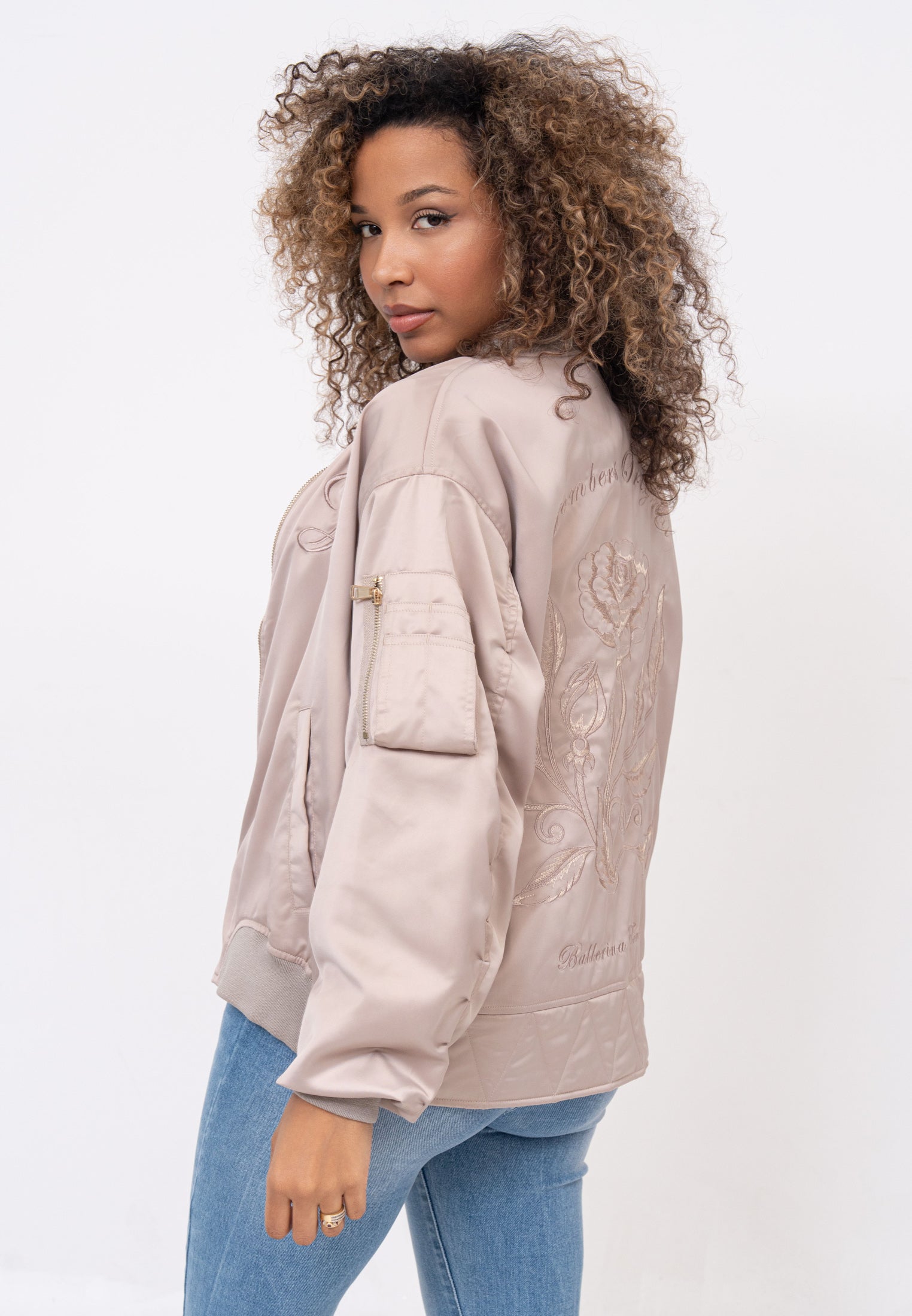 Giacca bomber Kansas W in taupe Giacche Bombers Original