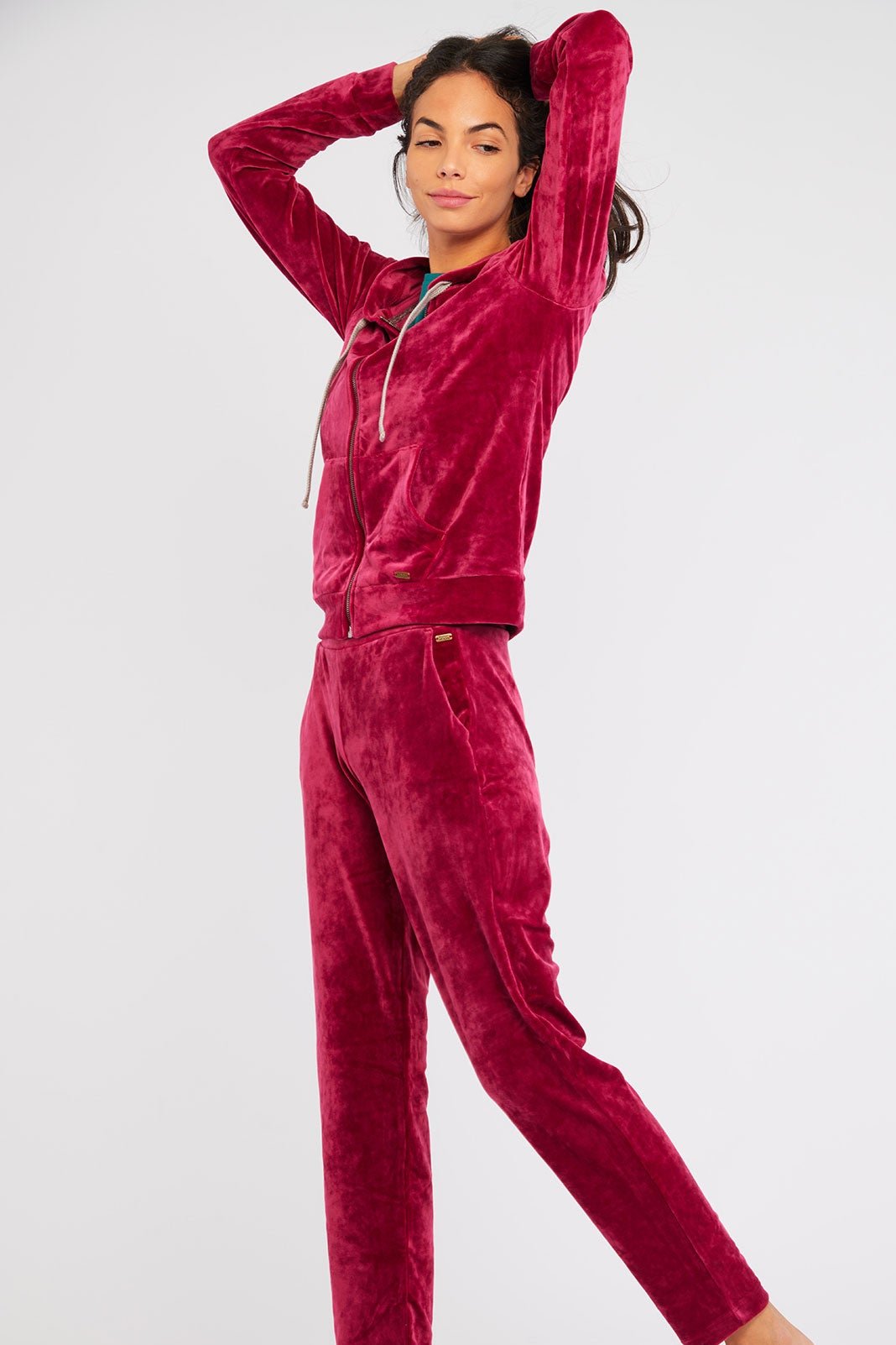 KEENAN-SEALAKE pantaloni da jogging in Cassis Pantaloni Banana Moon
