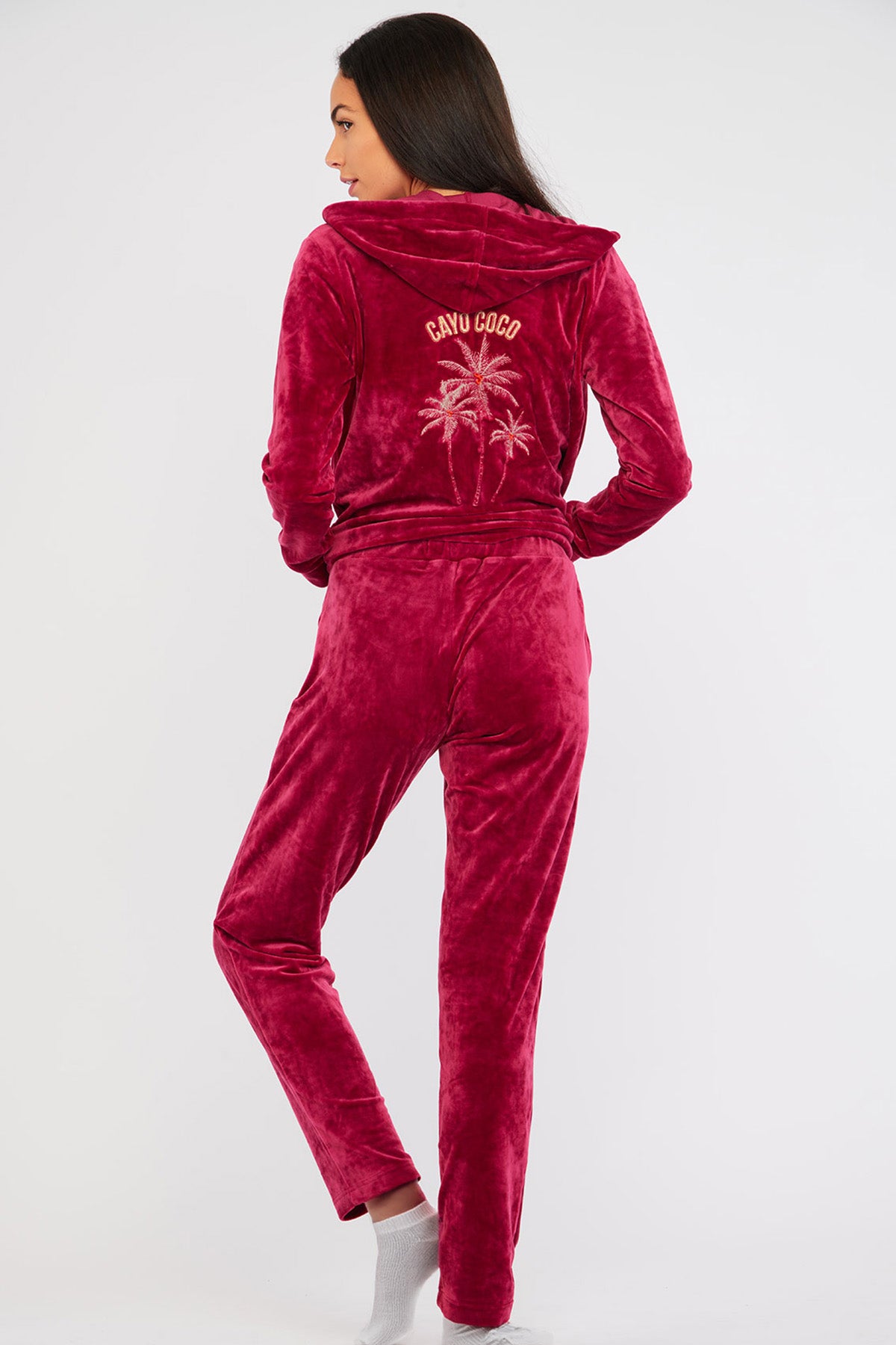 KEENAN-SEALAKE pantaloni da jogging in Cassis Pantaloni Banana Moon