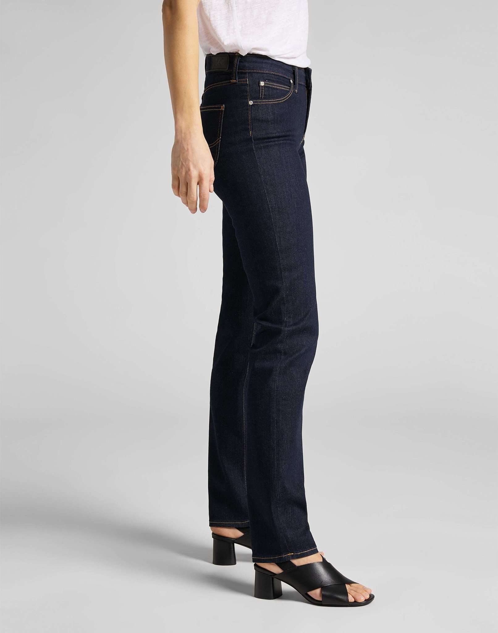 Jeans Marion Straight in Rinse Lee