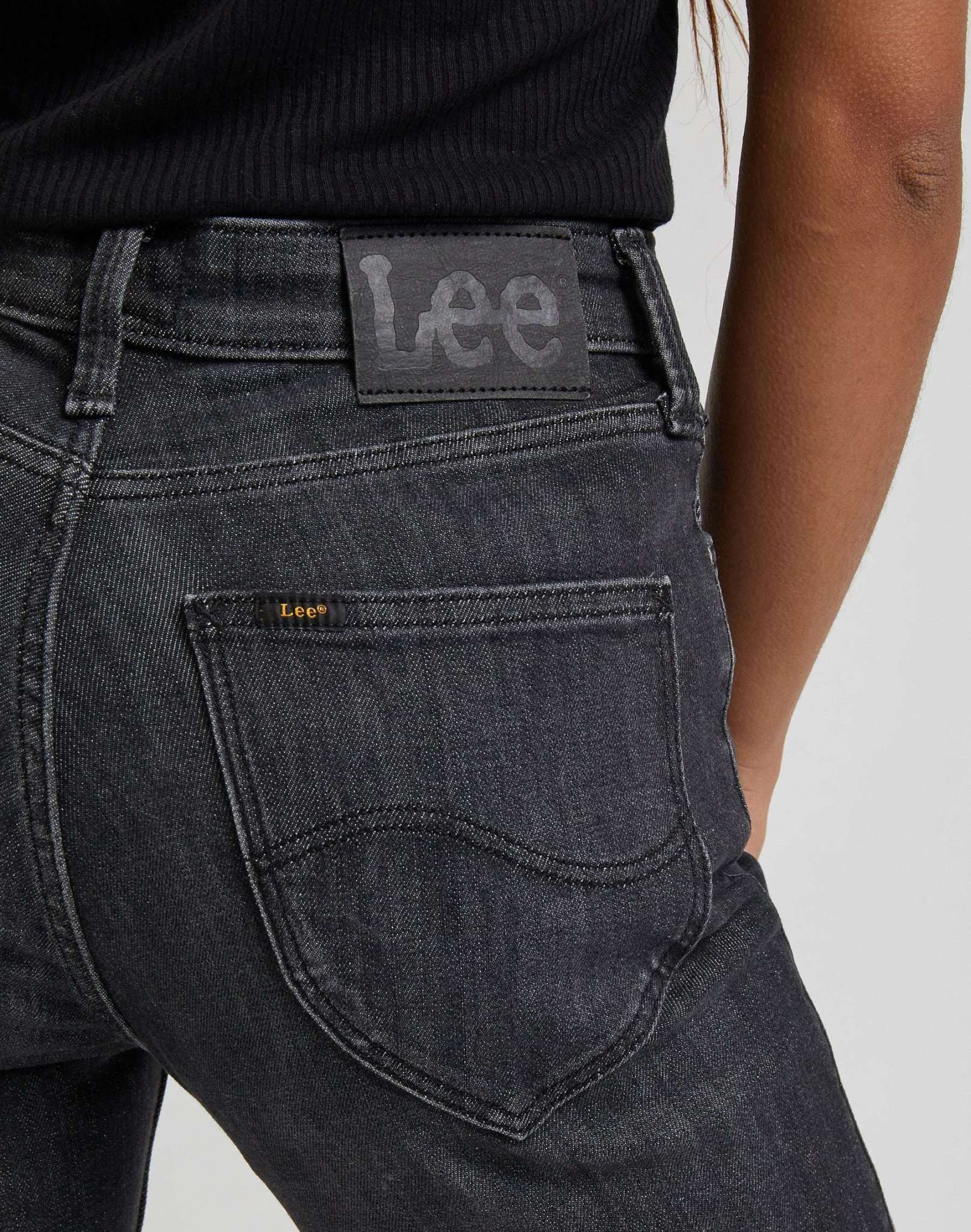 Jeans Marion Straight in Middle Of The Night Lee