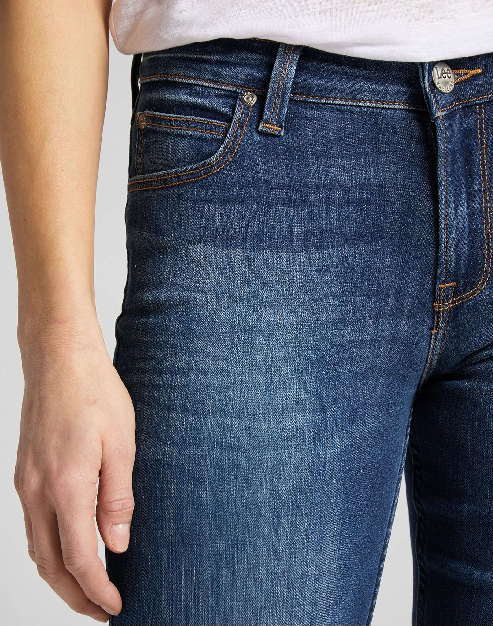 Jeans Marion Straight in Night Sky Lee