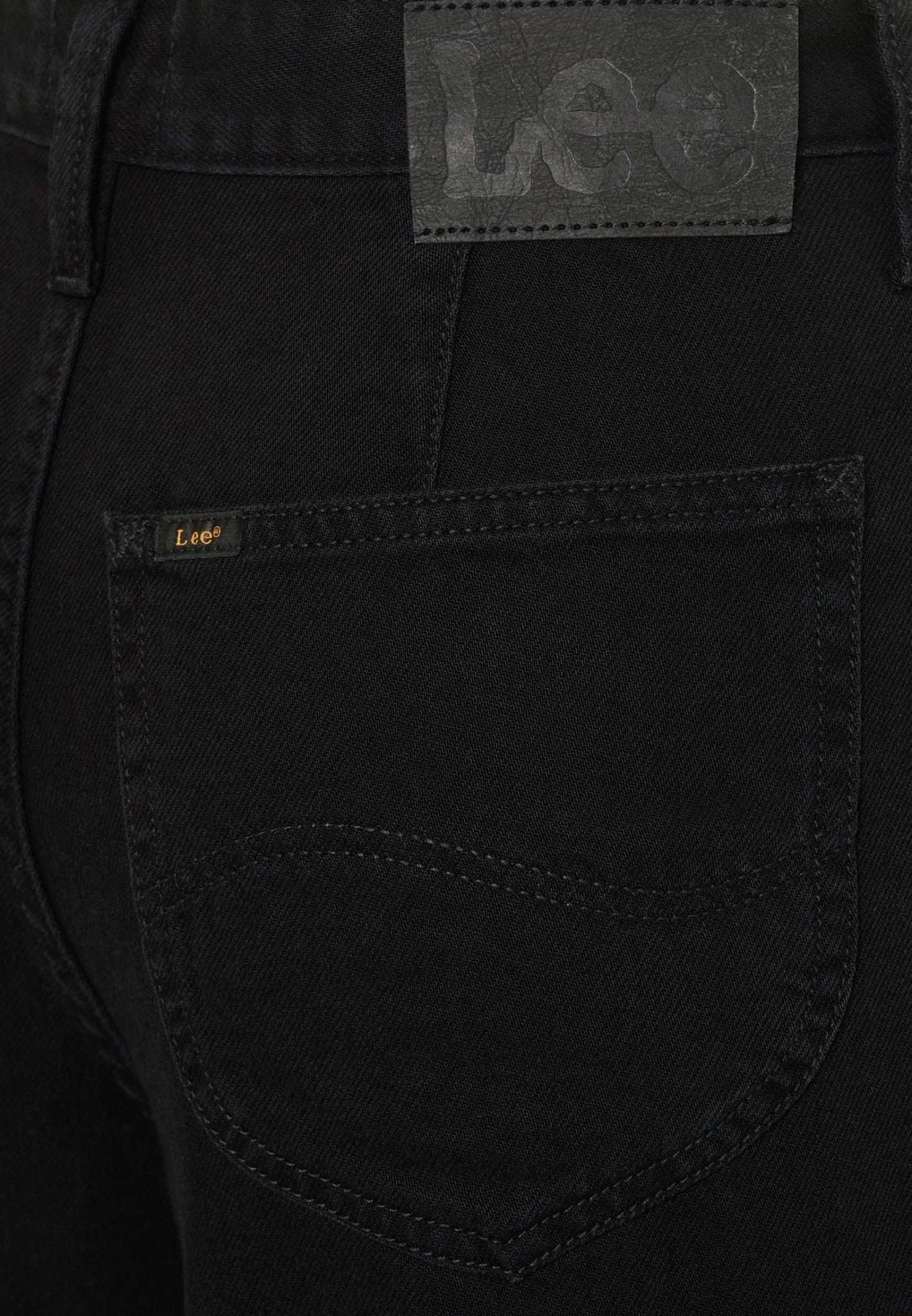 Stella A Line in jeans neri puliti Lee
