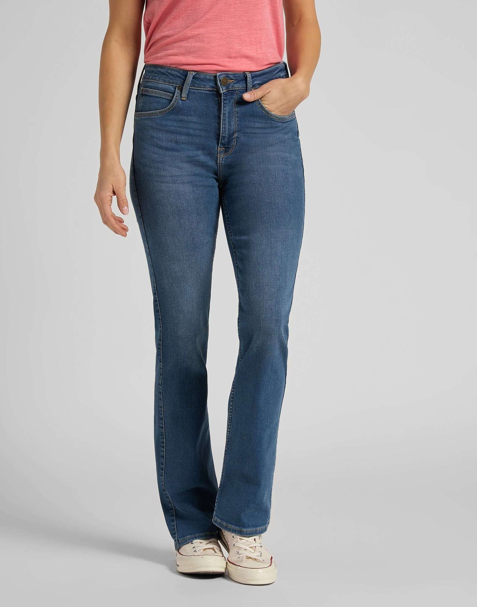 Bootcut Breese in jeans Martha di media usura Lee
