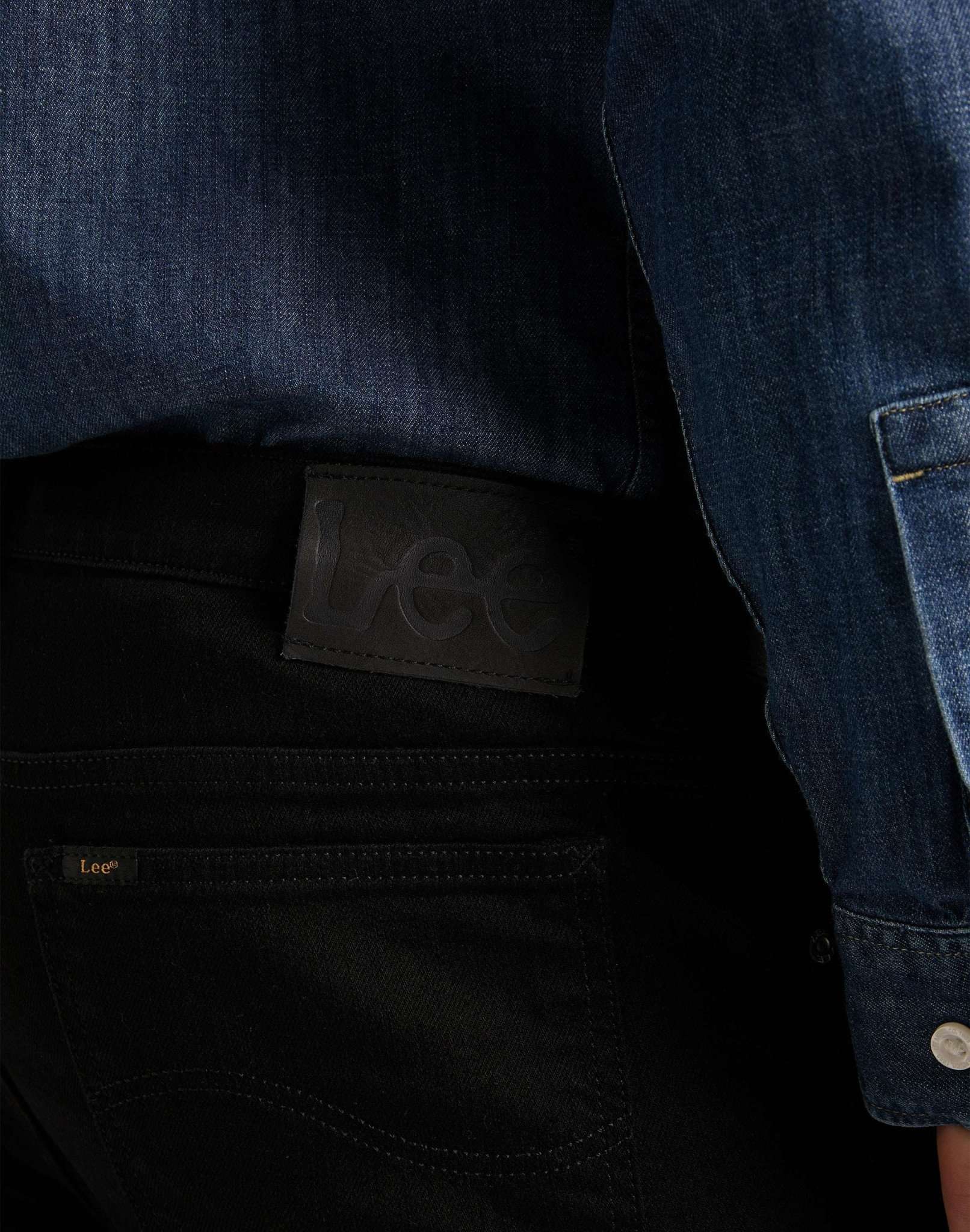 Rider in jeans neri puliti Lee
