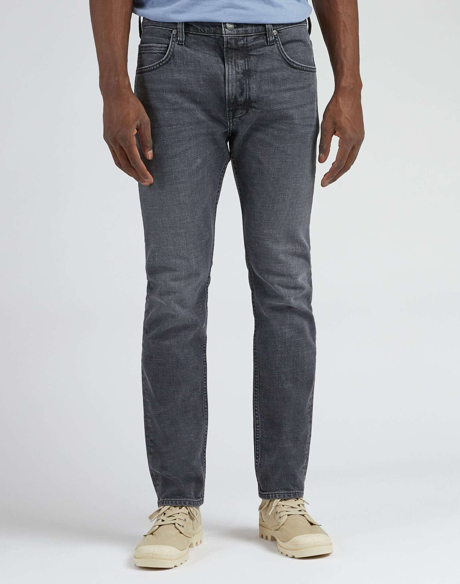 Rider in jeans Worn In Shadow Lee