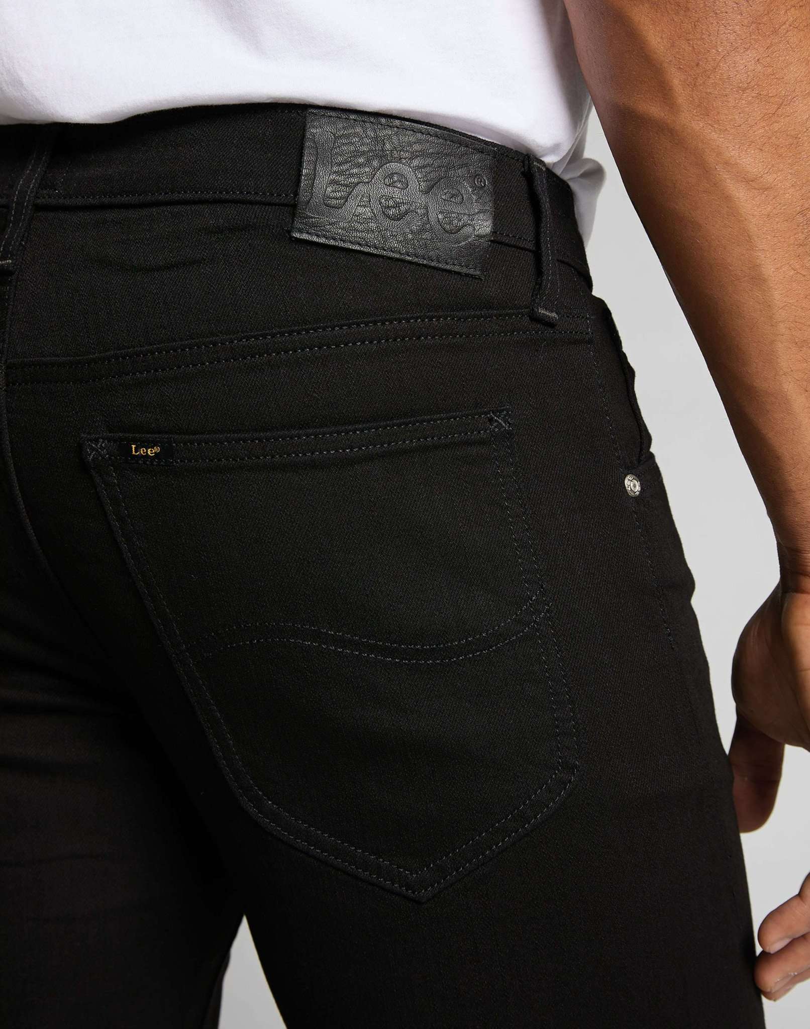 Daren Zip Fly in jeans neri puliti Lee