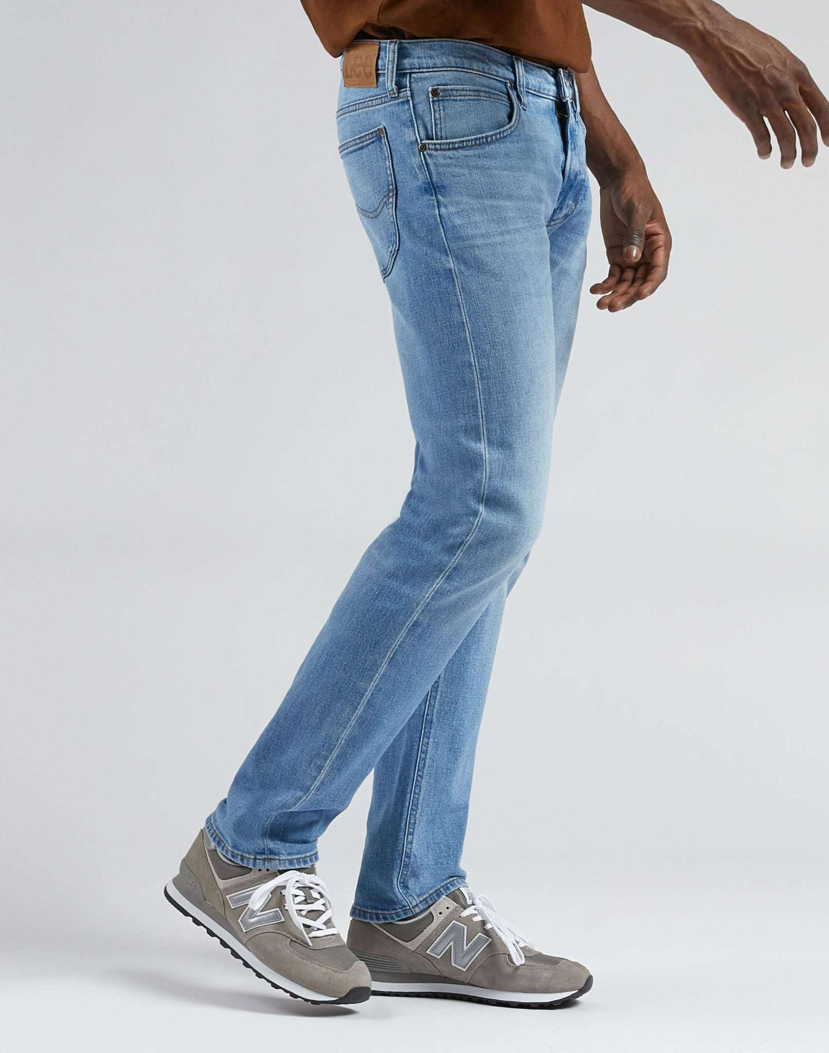 Daren Zip Fly in jeans cipria Lee