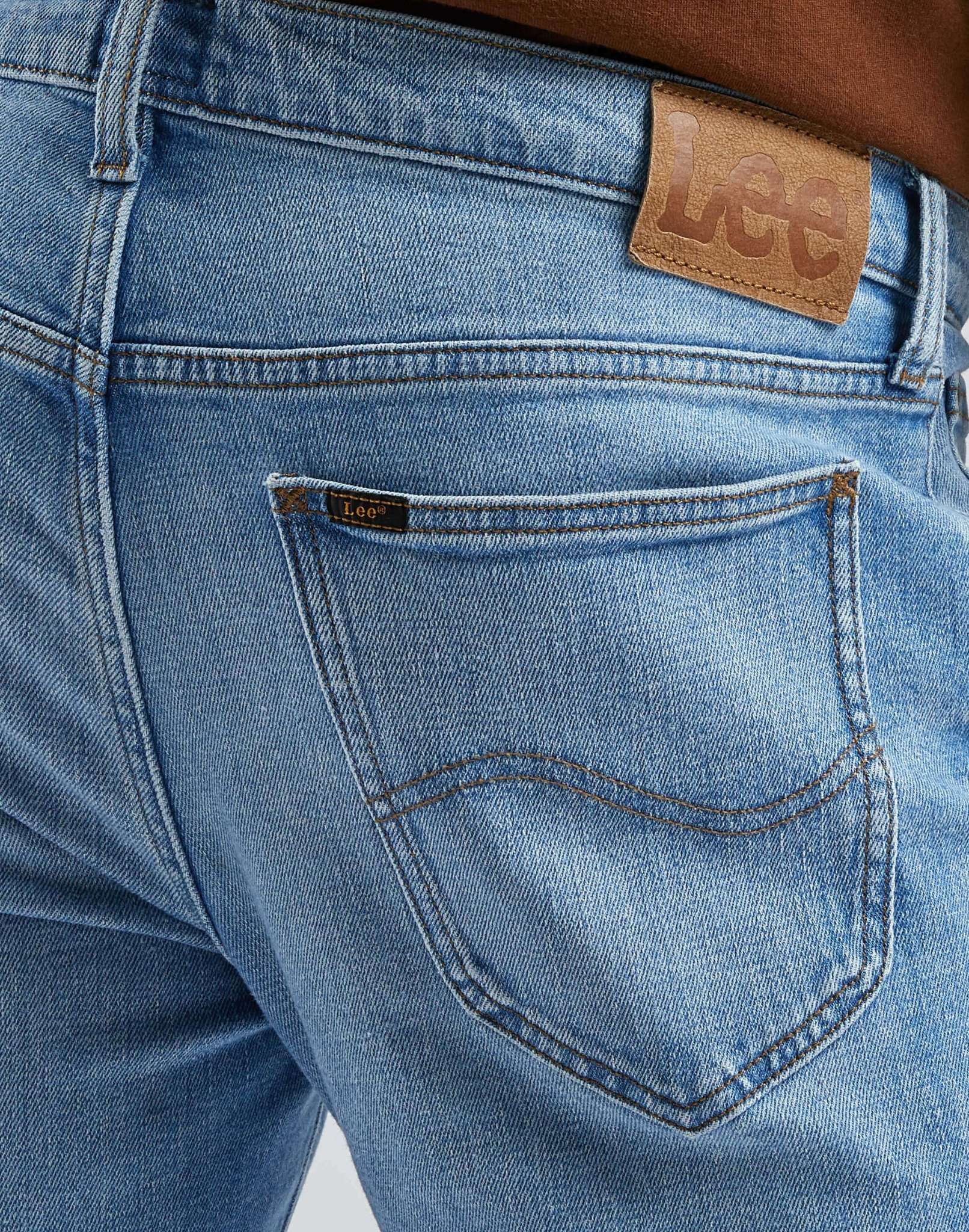 Daren Zip Fly in jeans cipria Lee