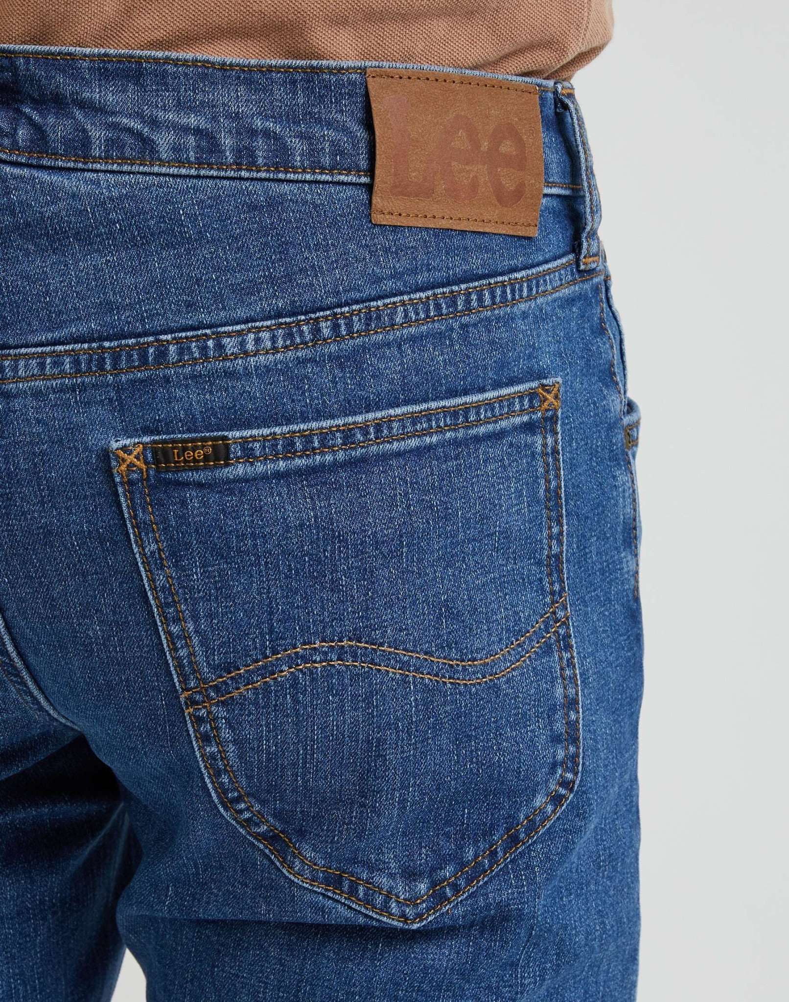 Daren Zip Fly in jeans Stoneage Mid Lee