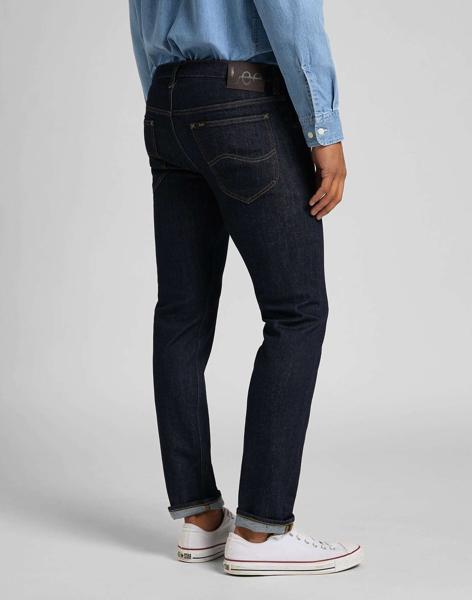 Jeans Daren Zip Fly in Rinse Lee